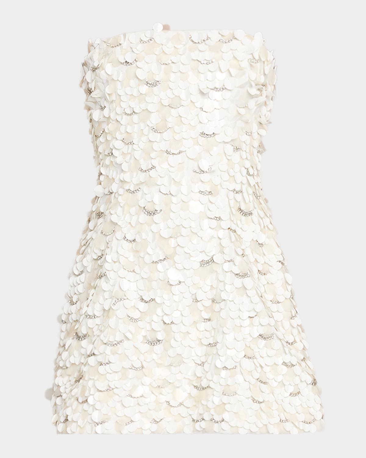 Katia Sequined Strapless Mini Dress