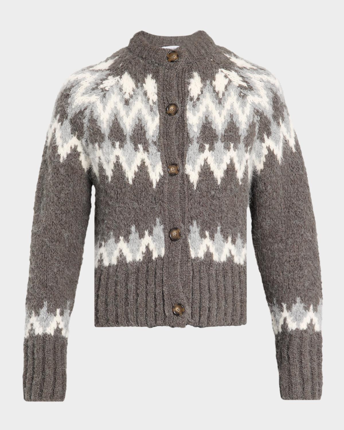 Christina Fair Isle-Inspired Cardigan