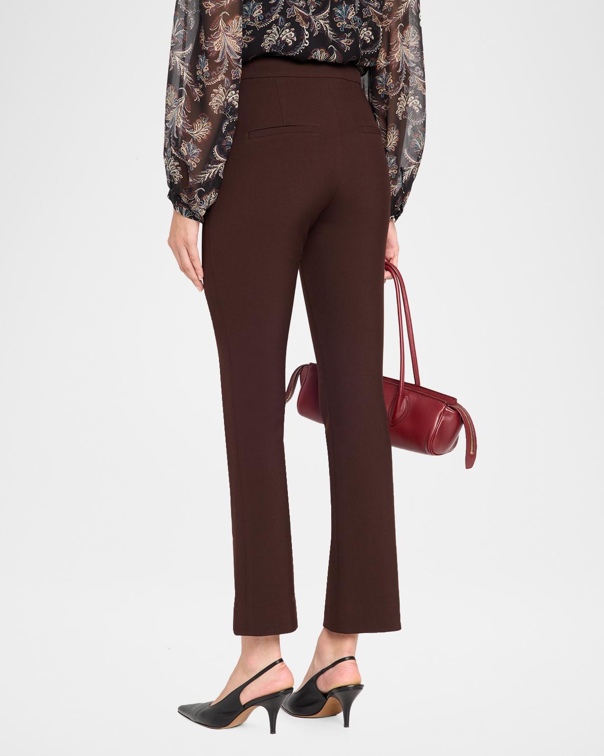Arte Virgin Wool-Blend High-Rise Slim-Leg Pants - thumbnail 3