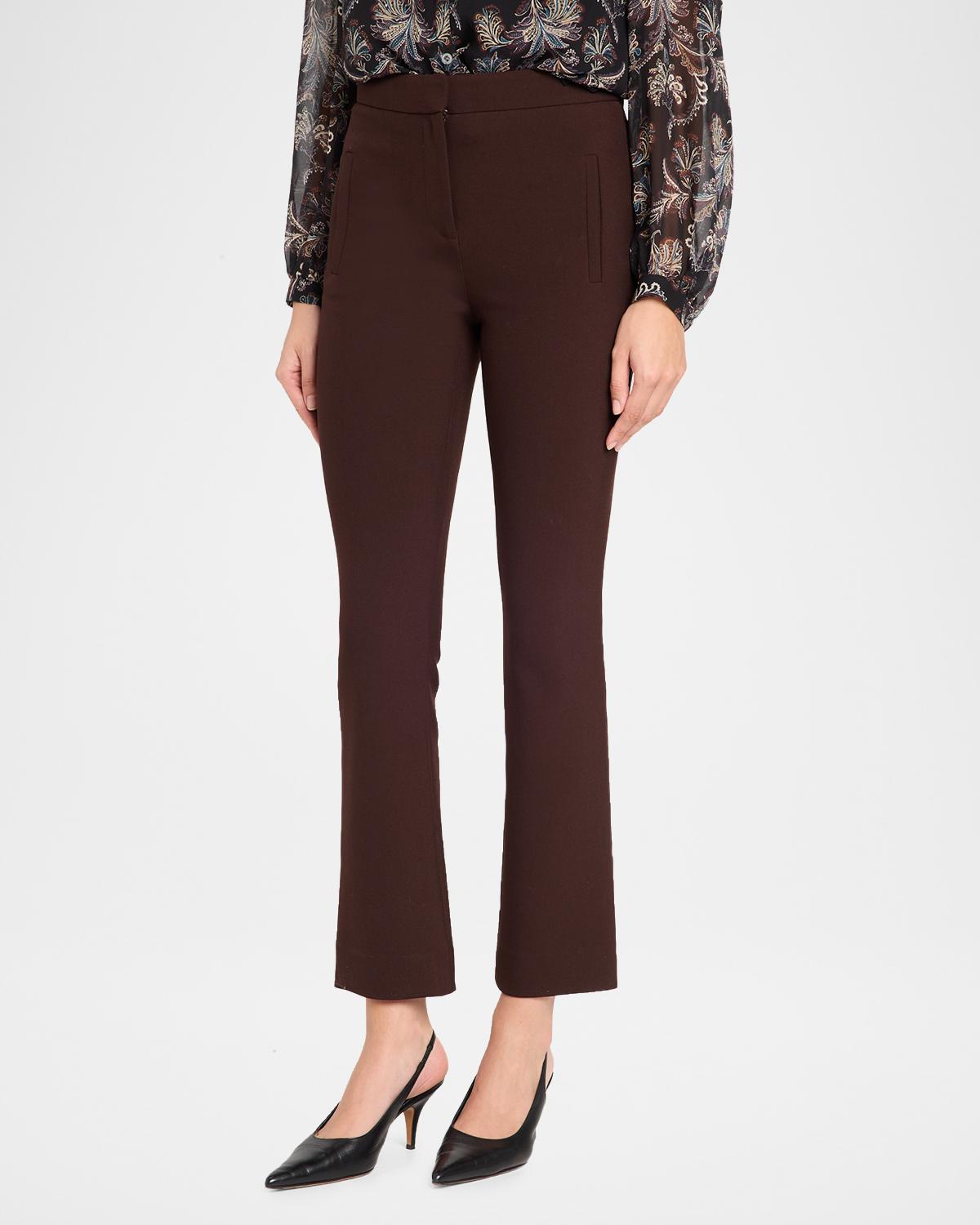 Arte Virgin Wool-Blend High-Rise Slim-Leg Pants - thumbnail 4