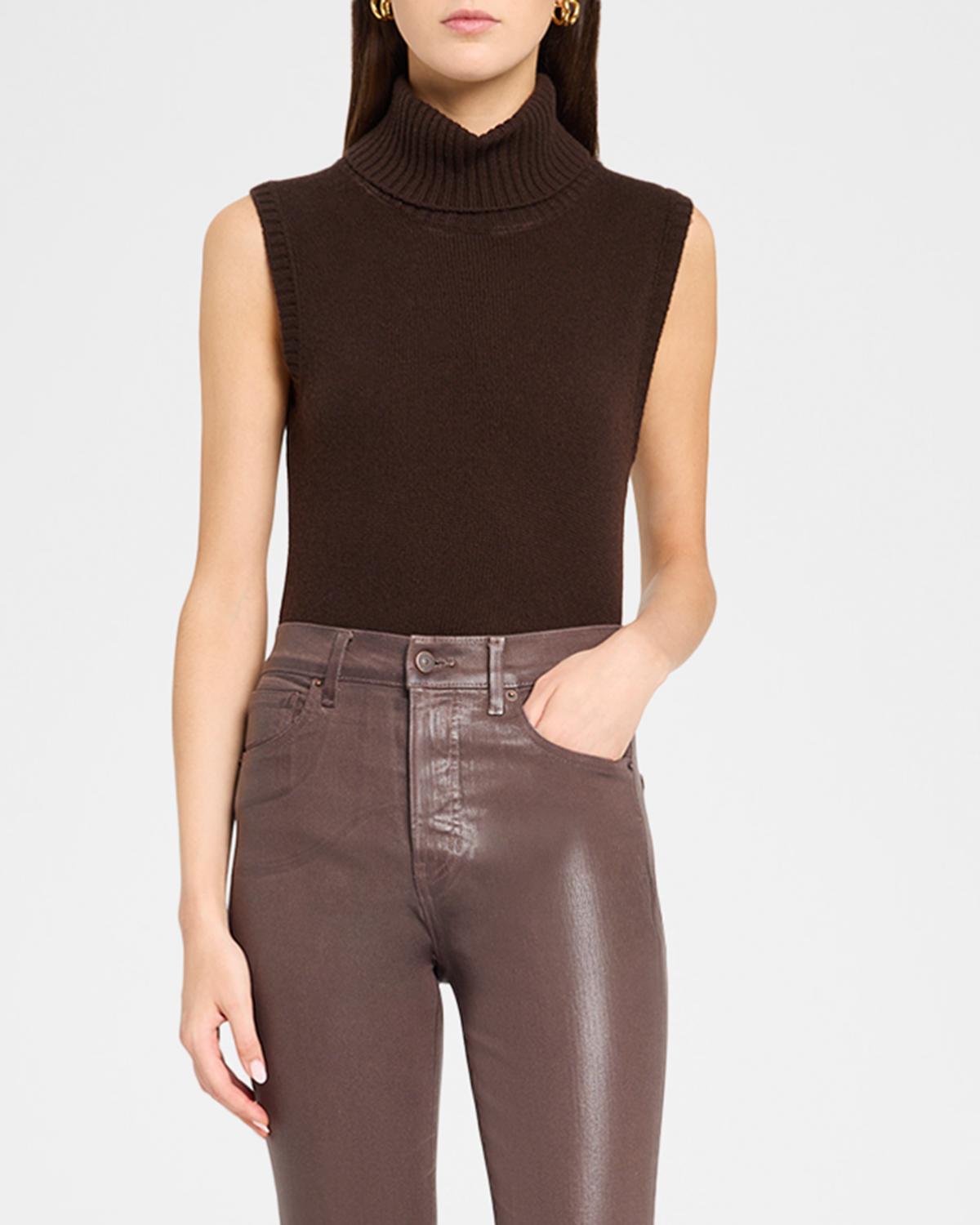 Mazzy Cashmere Turtleneck Tank - thumbnail 4