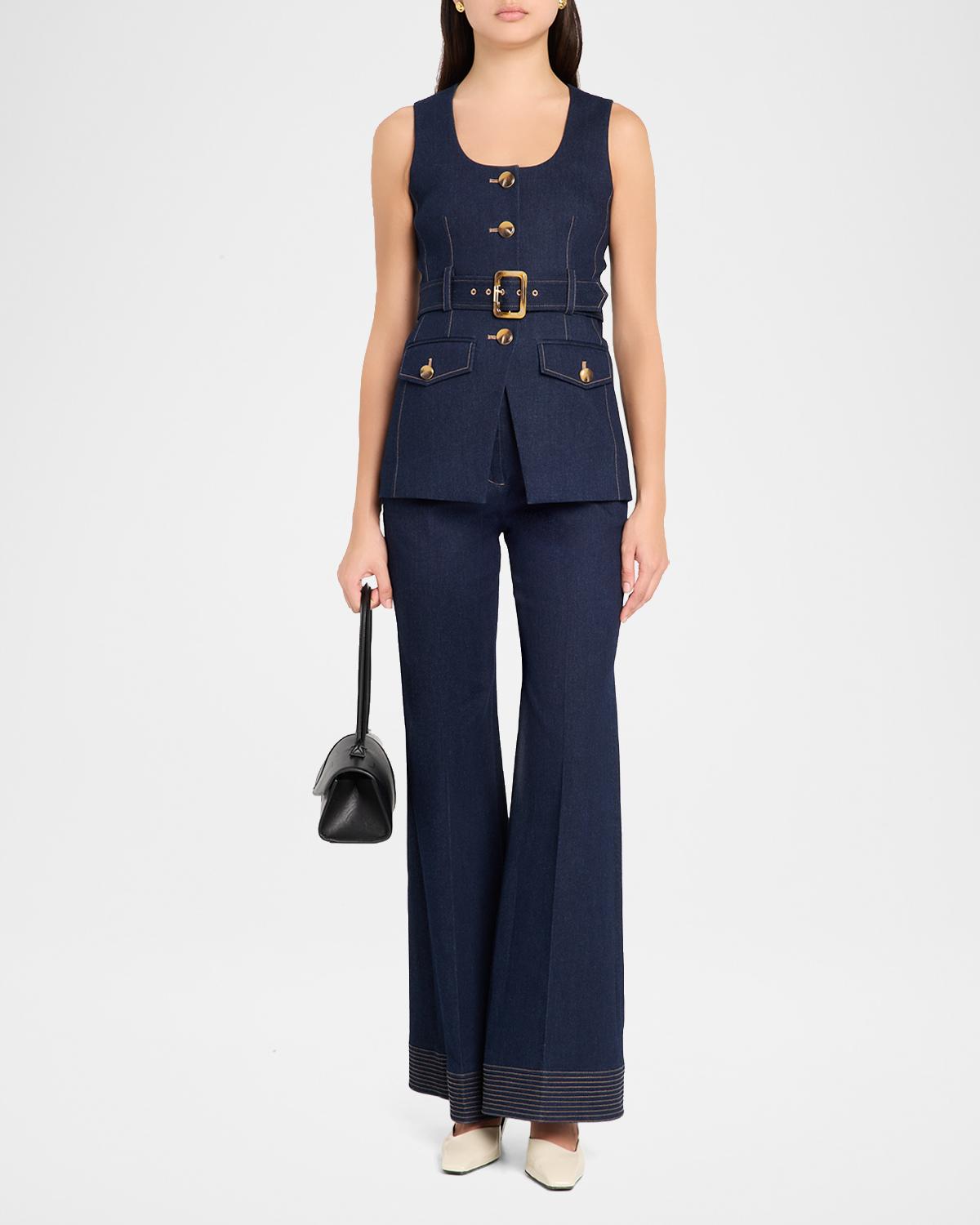 Lancelor High-Rise Wide-Leg Jeans - thumbnail 2