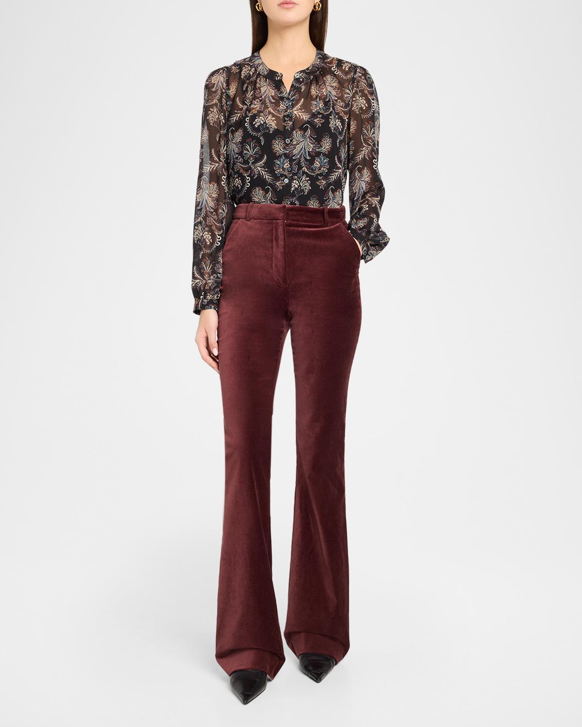 Ashlynn Paisley Silk Blouse - thumbnail 2
