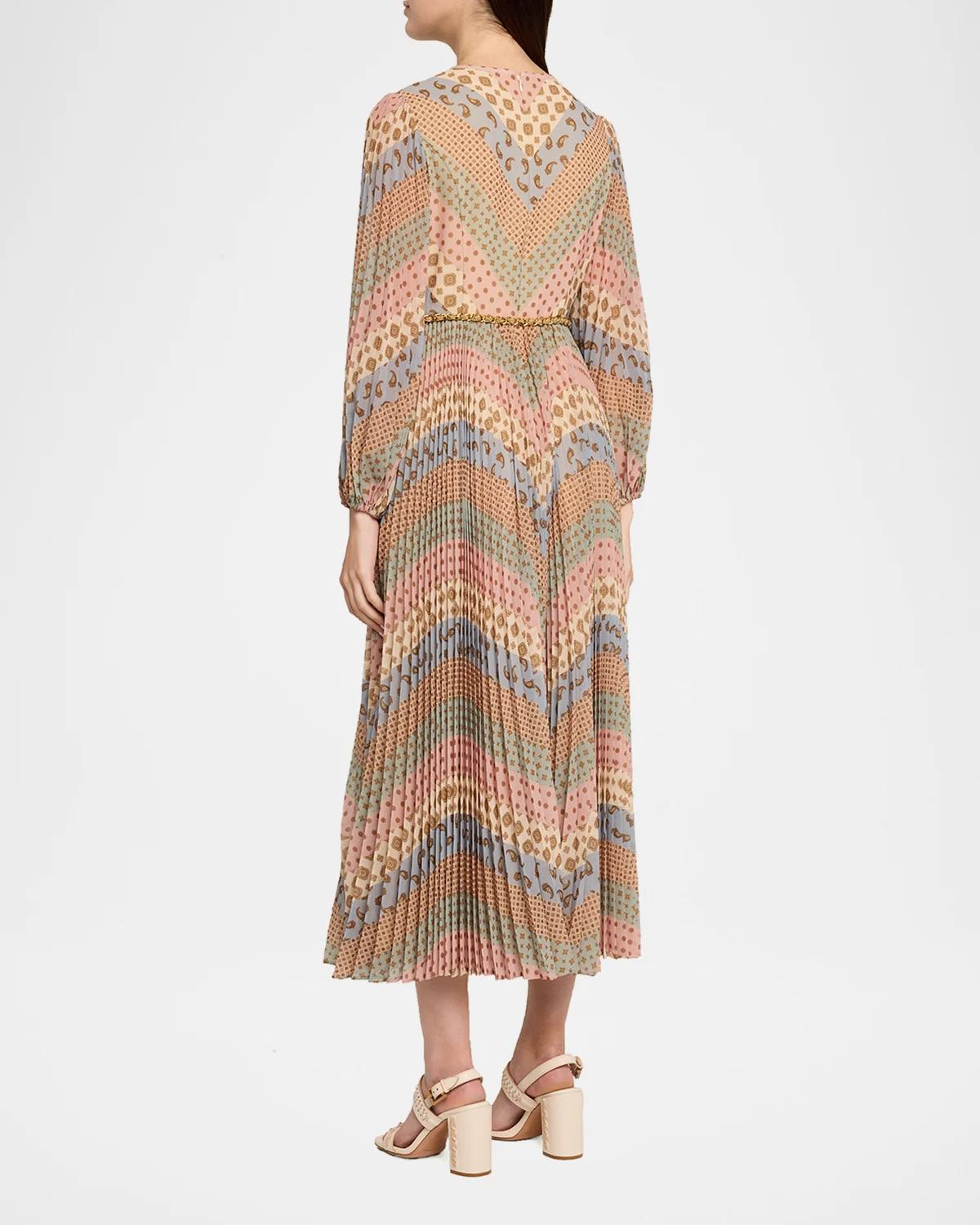 Sunray Long-Sleeve Midi Dress - thumbnail 3