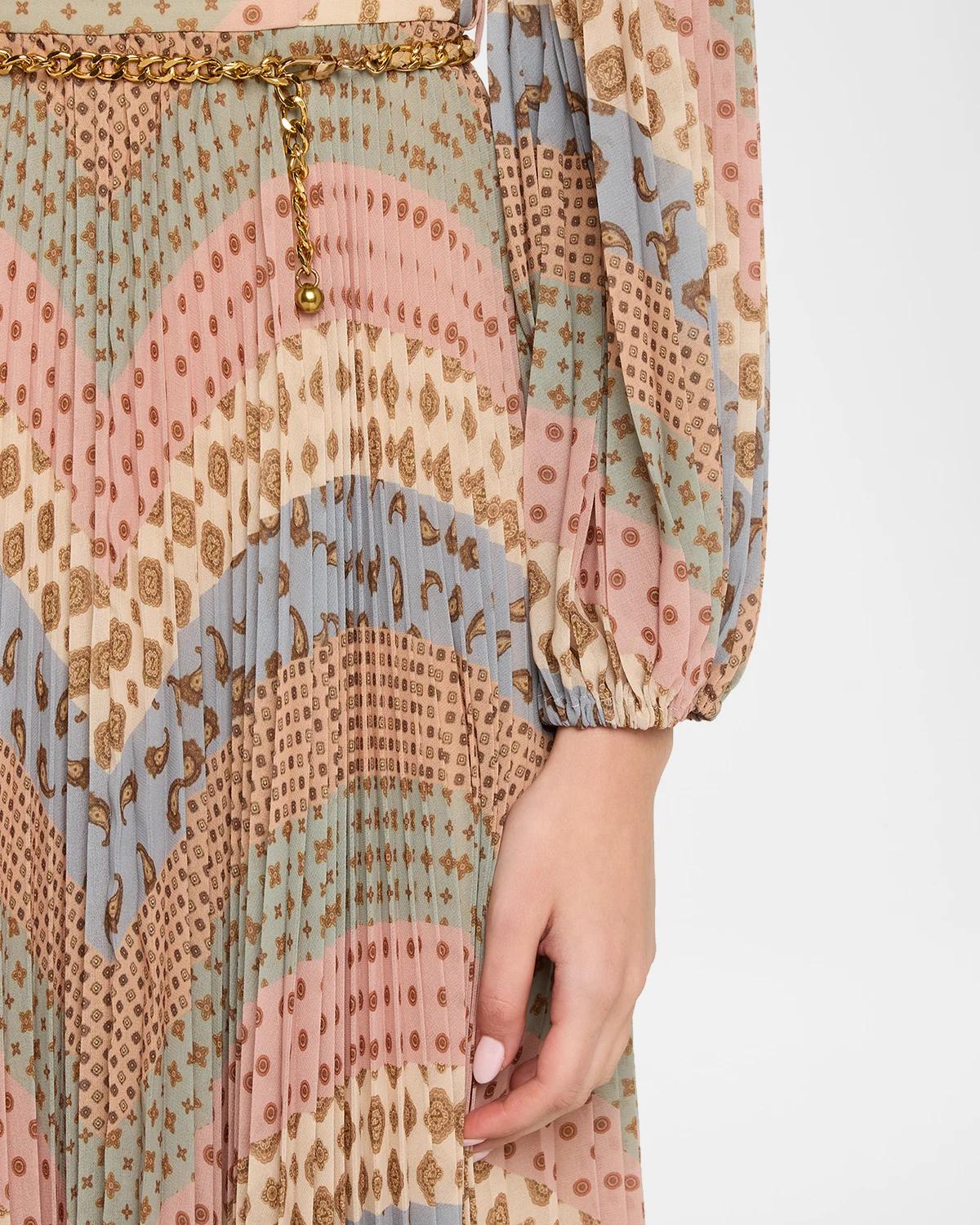 Sunray Long-Sleeve Midi Dress - thumbnail 5