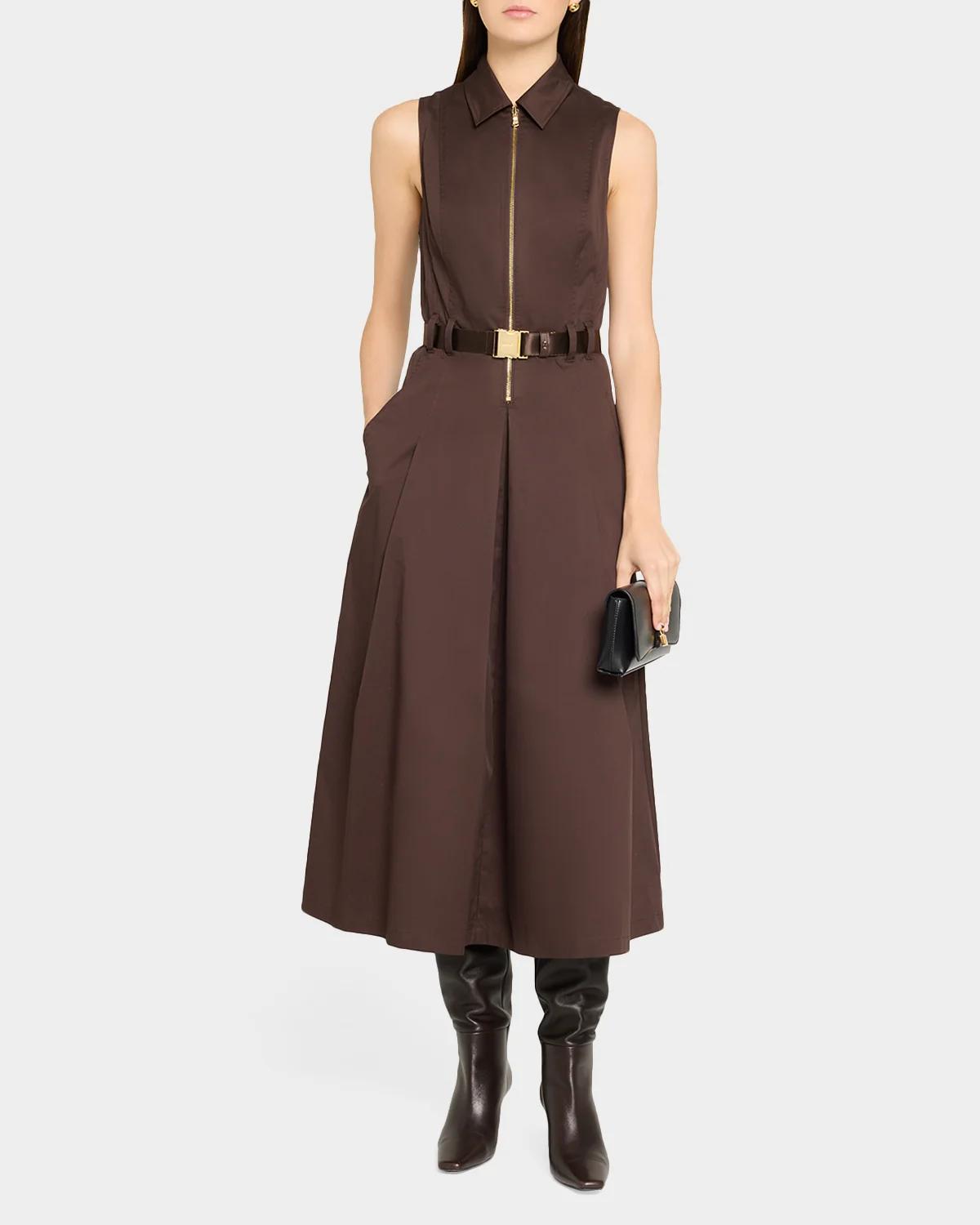 Kolton Sleeveless Belted Midi Dress - thumbnail 2