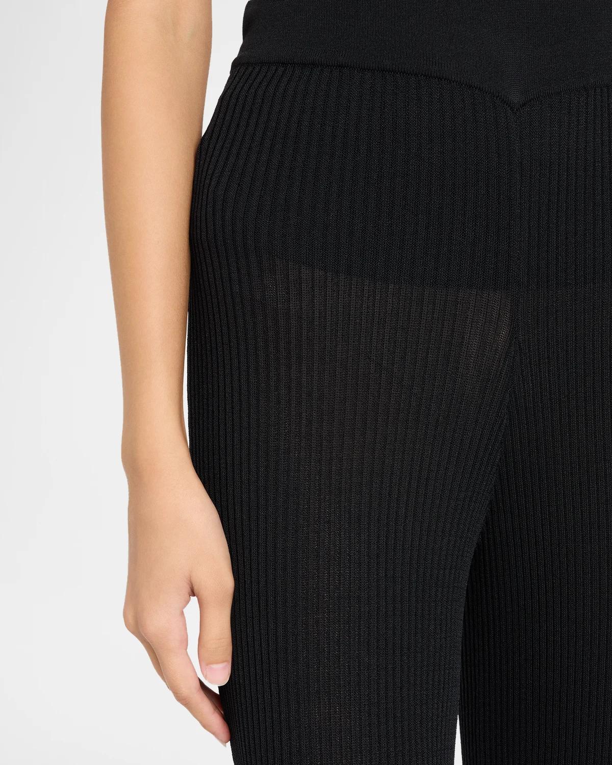 Conan Rib-Knit Flare Pants - thumbnail 5