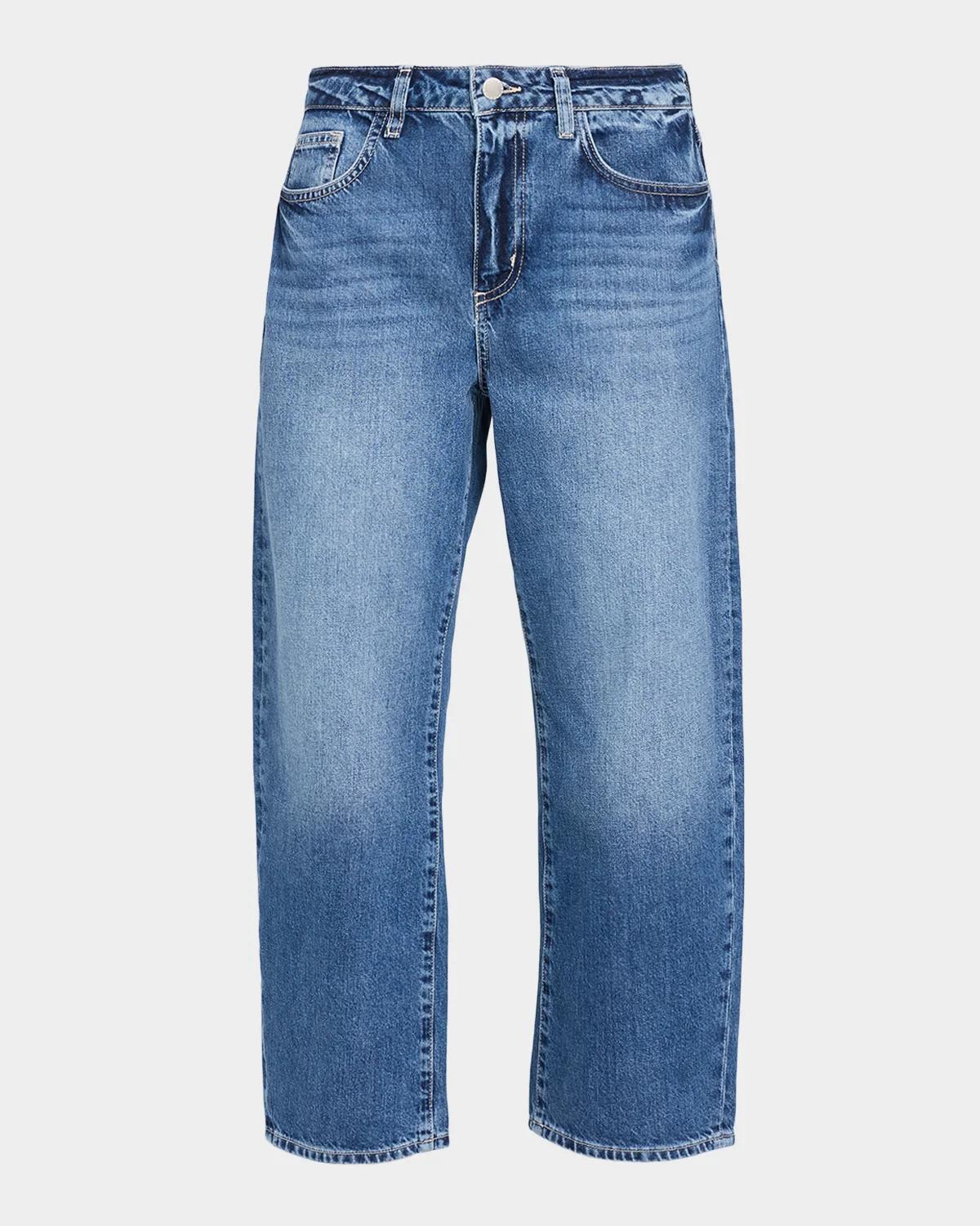 Mallis Cropped Straight Jeans