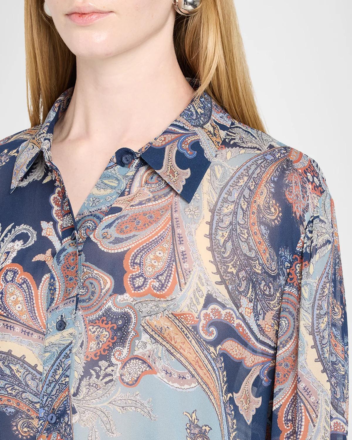 Cosette Cropped Button-Front Shirt - thumbnail 5