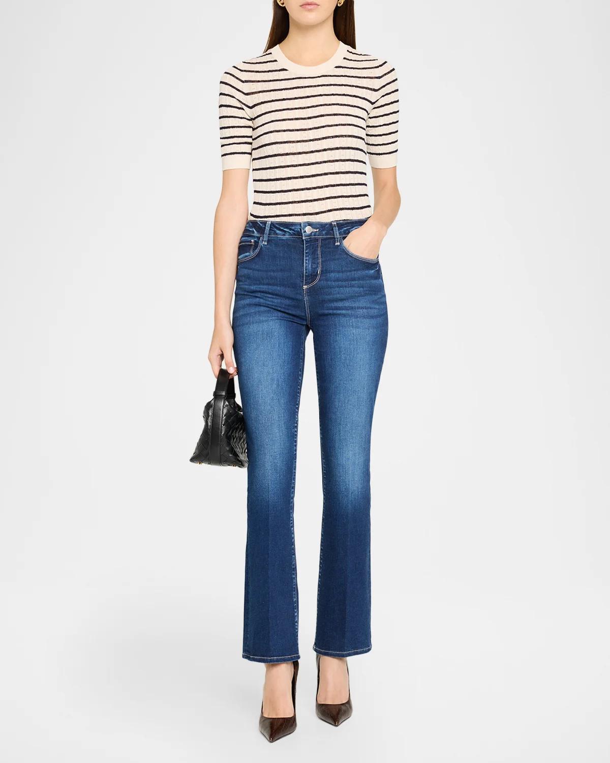Petite Selma High-Rise Bootcut Jeans - thumbnail 2