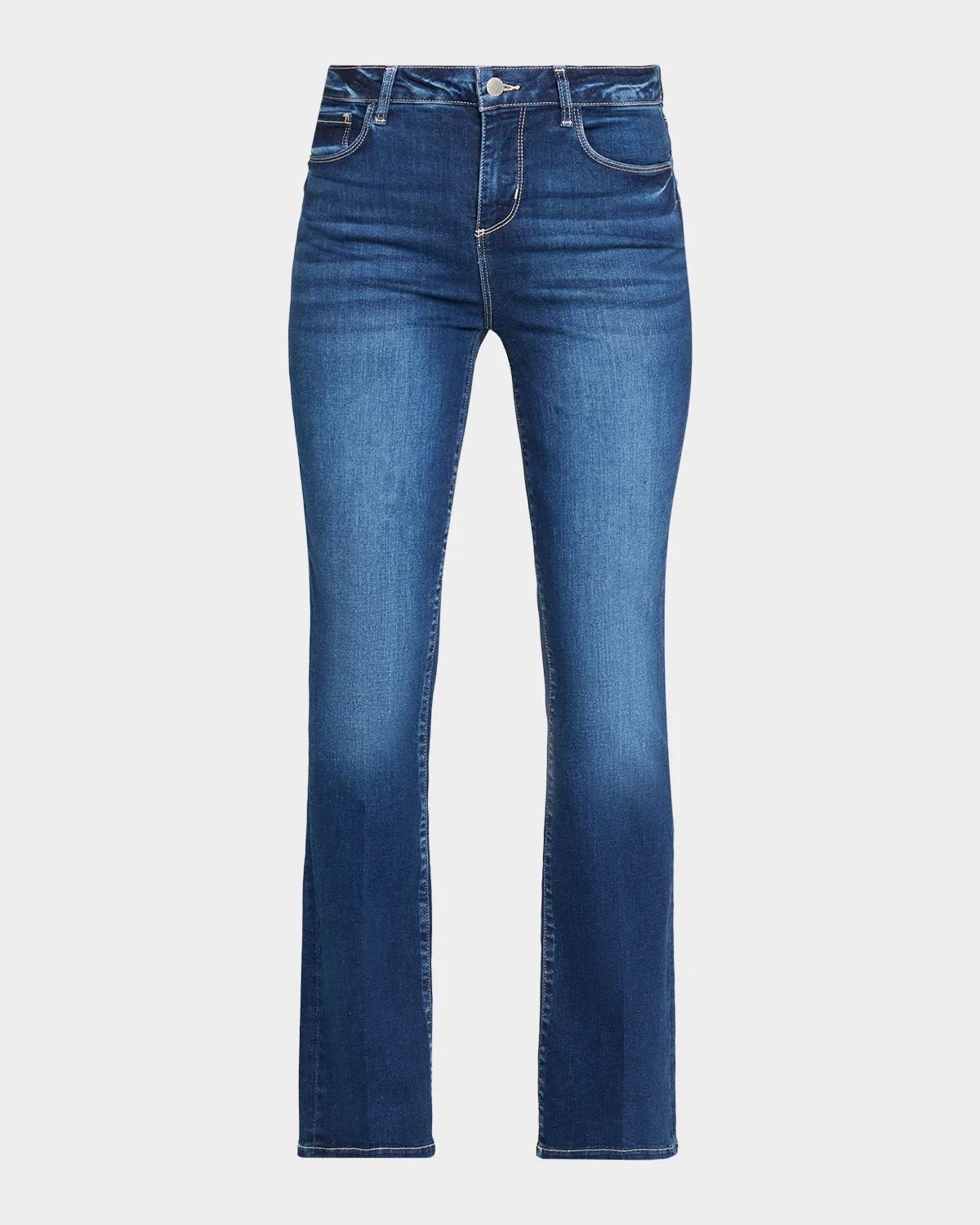 Petite Selma High-Rise Bootcut Jeans