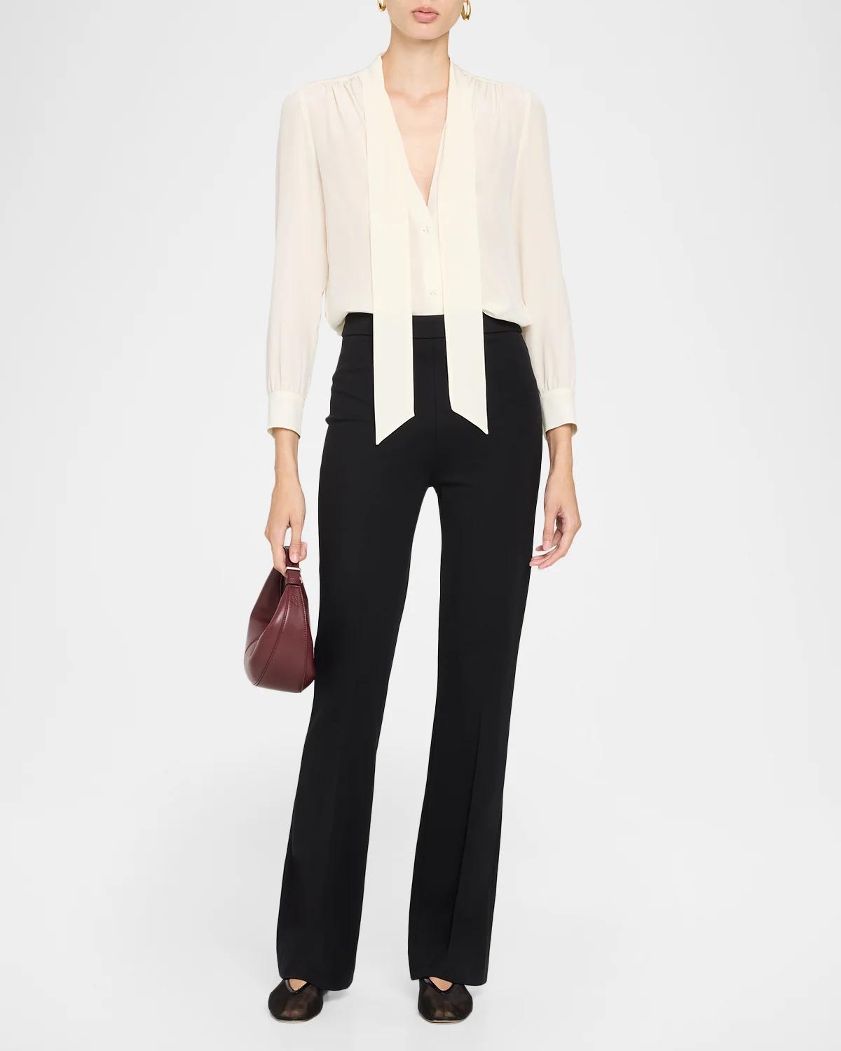 Gracie Zip-Back Bootcut Pants - thumbnail 2