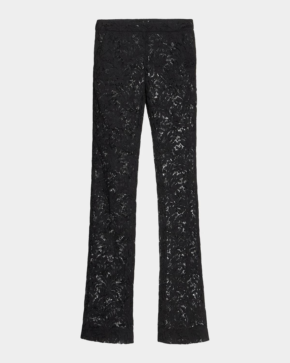Lace Tailored Pants
