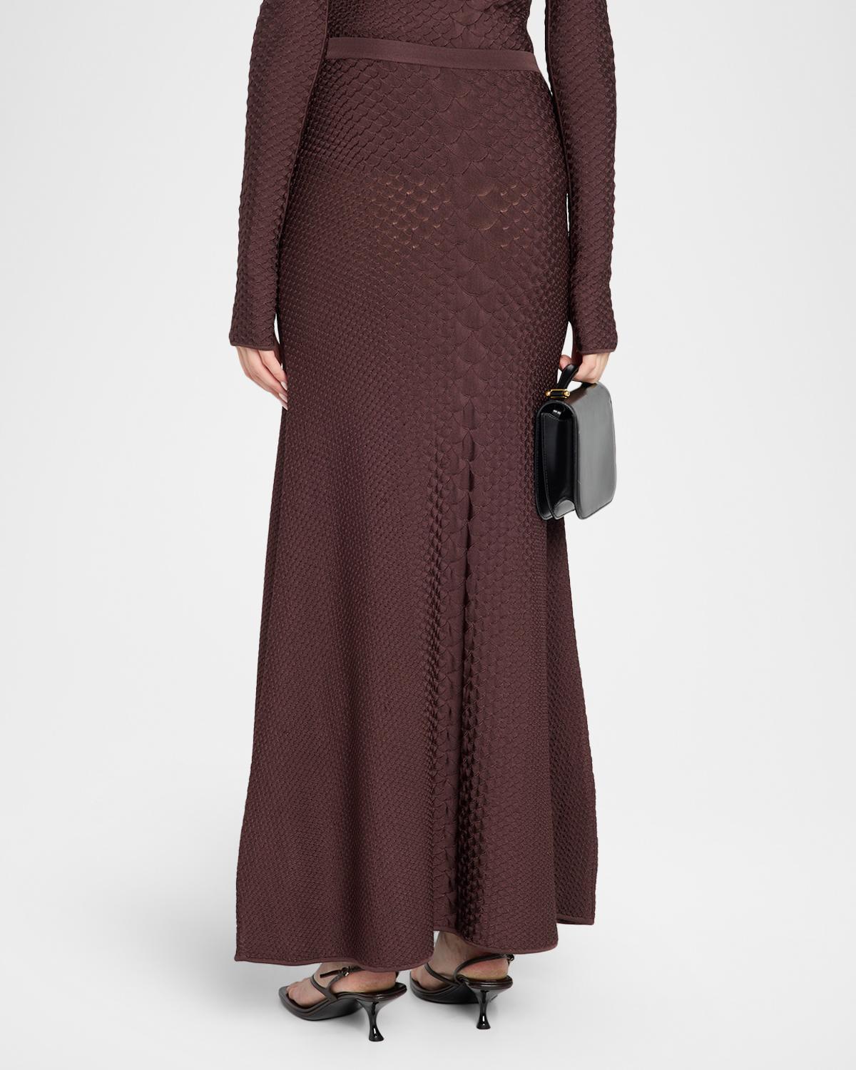 Sarita Viscose Knit Maxi Skirt - thumbnail 3
