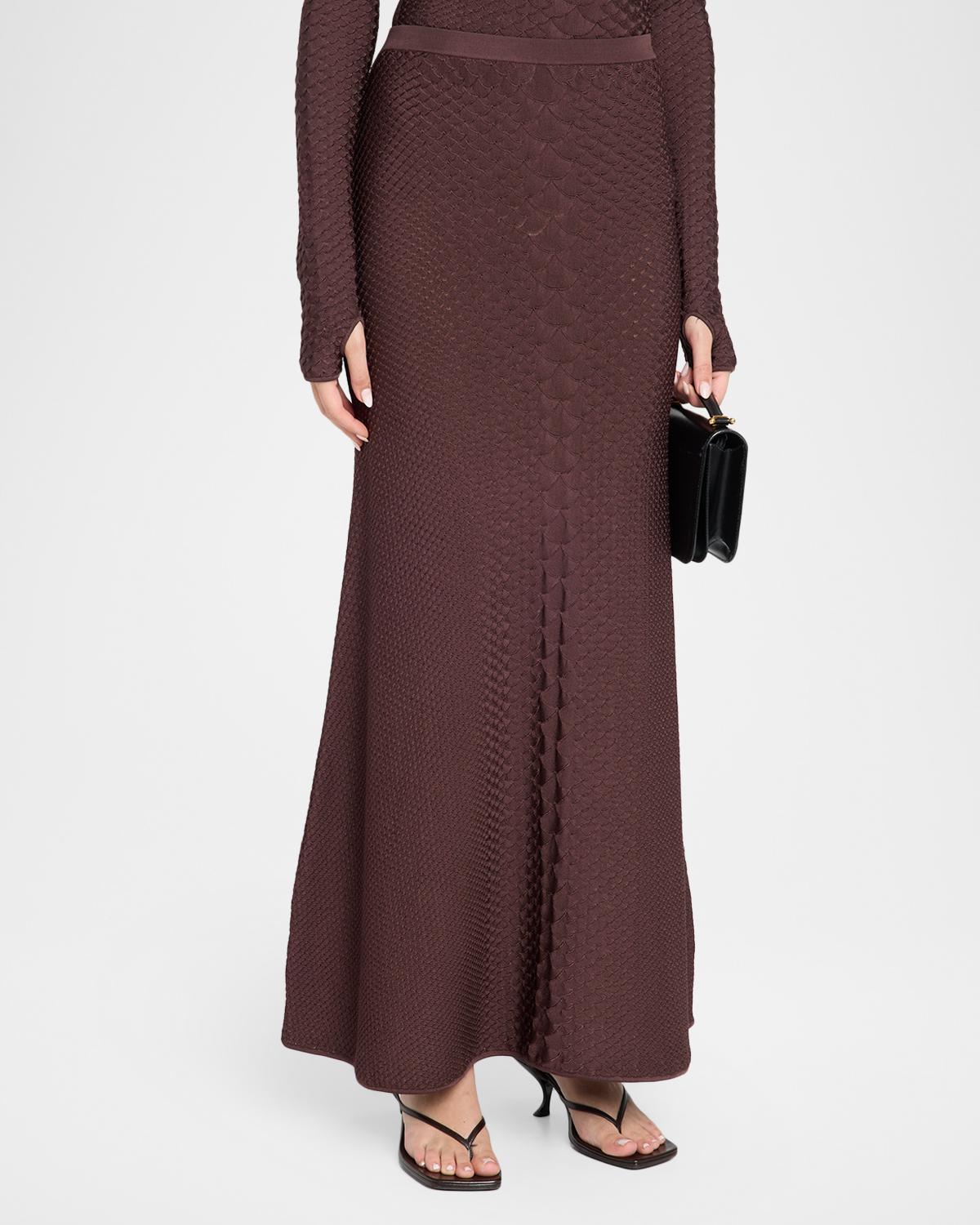 Sarita Viscose Knit Maxi Skirt - thumbnail 4