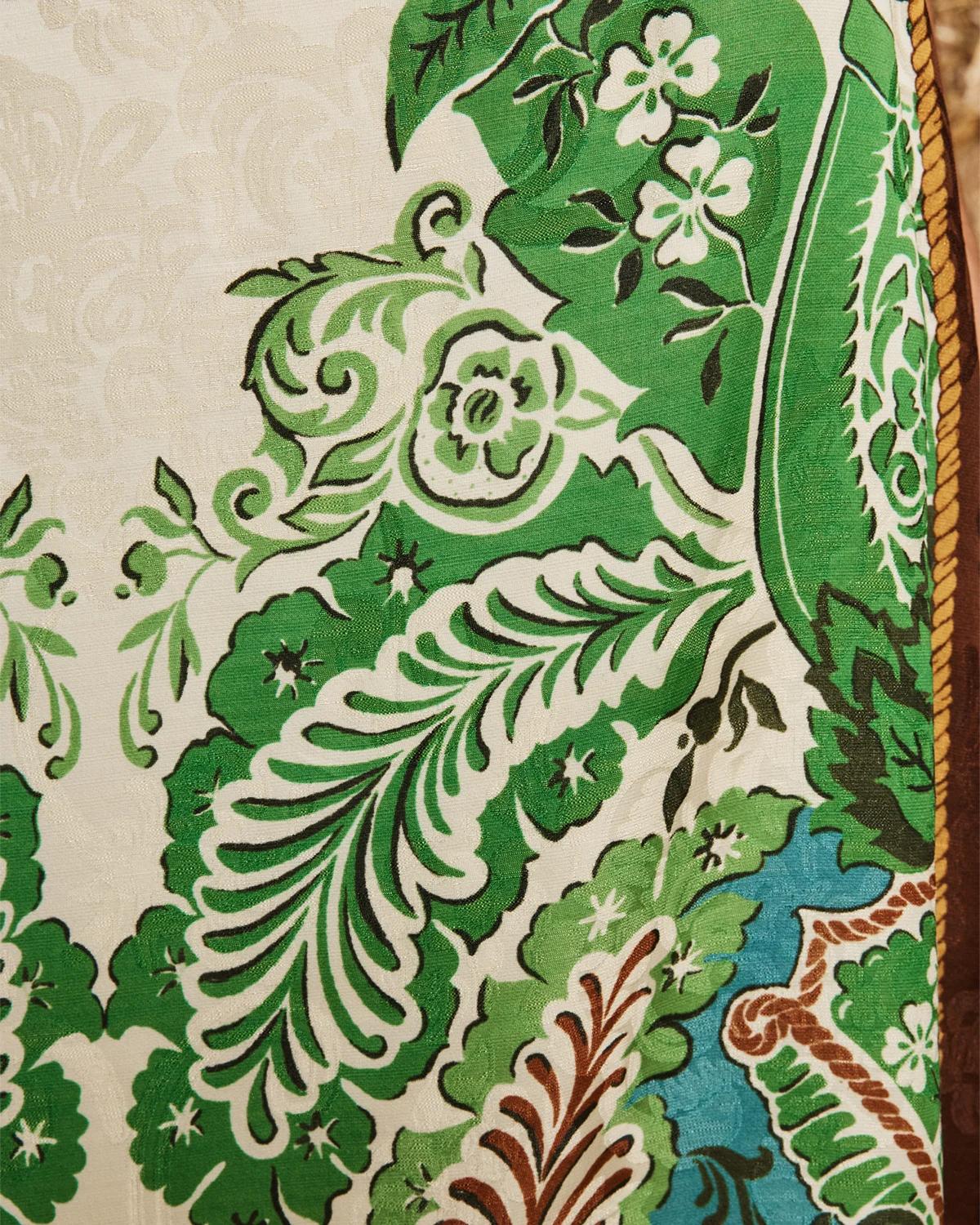 Florence Botanical Jacquard Maxi Skirt - thumbnail 4