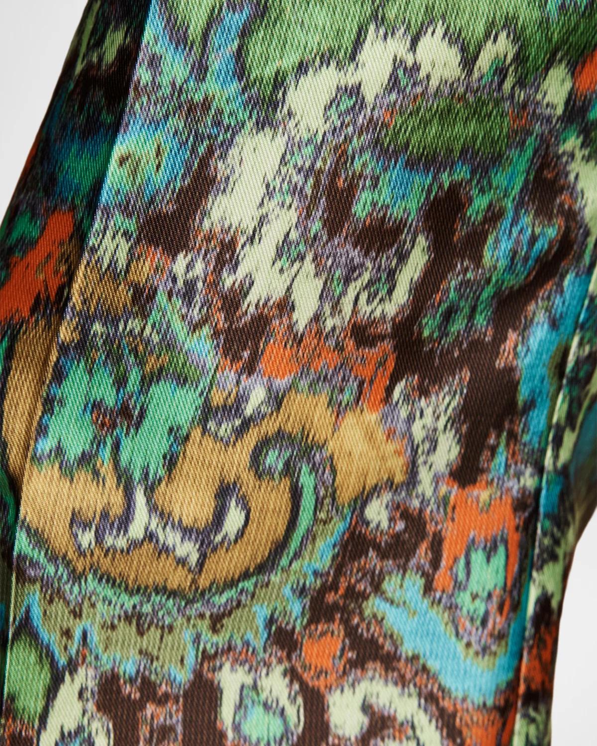 Charlotte Jacquard Wide-Leg Pants - thumbnail 3