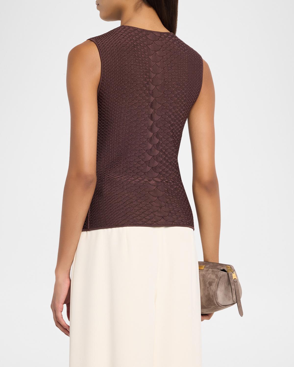 Divya Textured Knit Tank Top - thumbnail 3