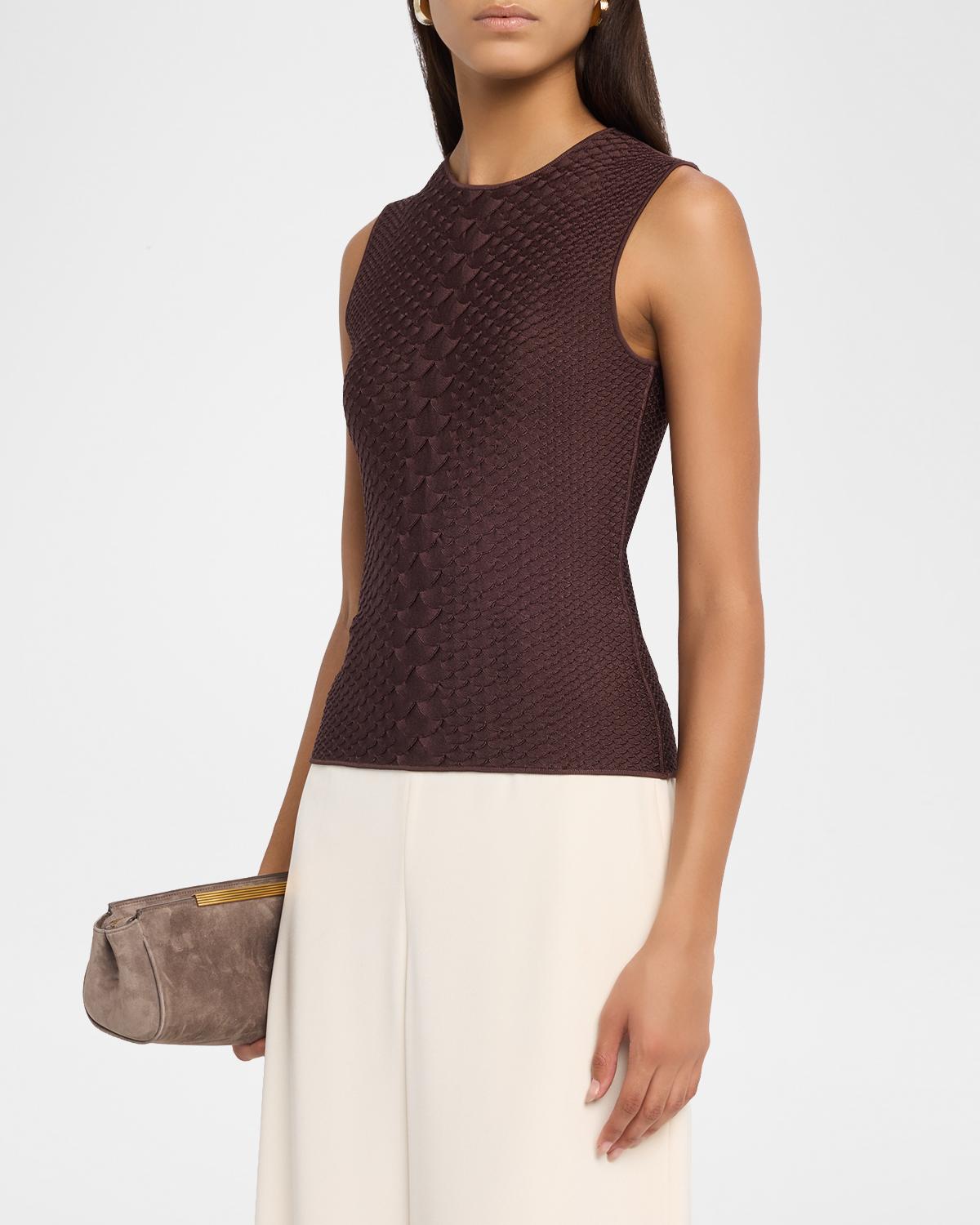 Divya Textured Knit Tank Top - thumbnail 4