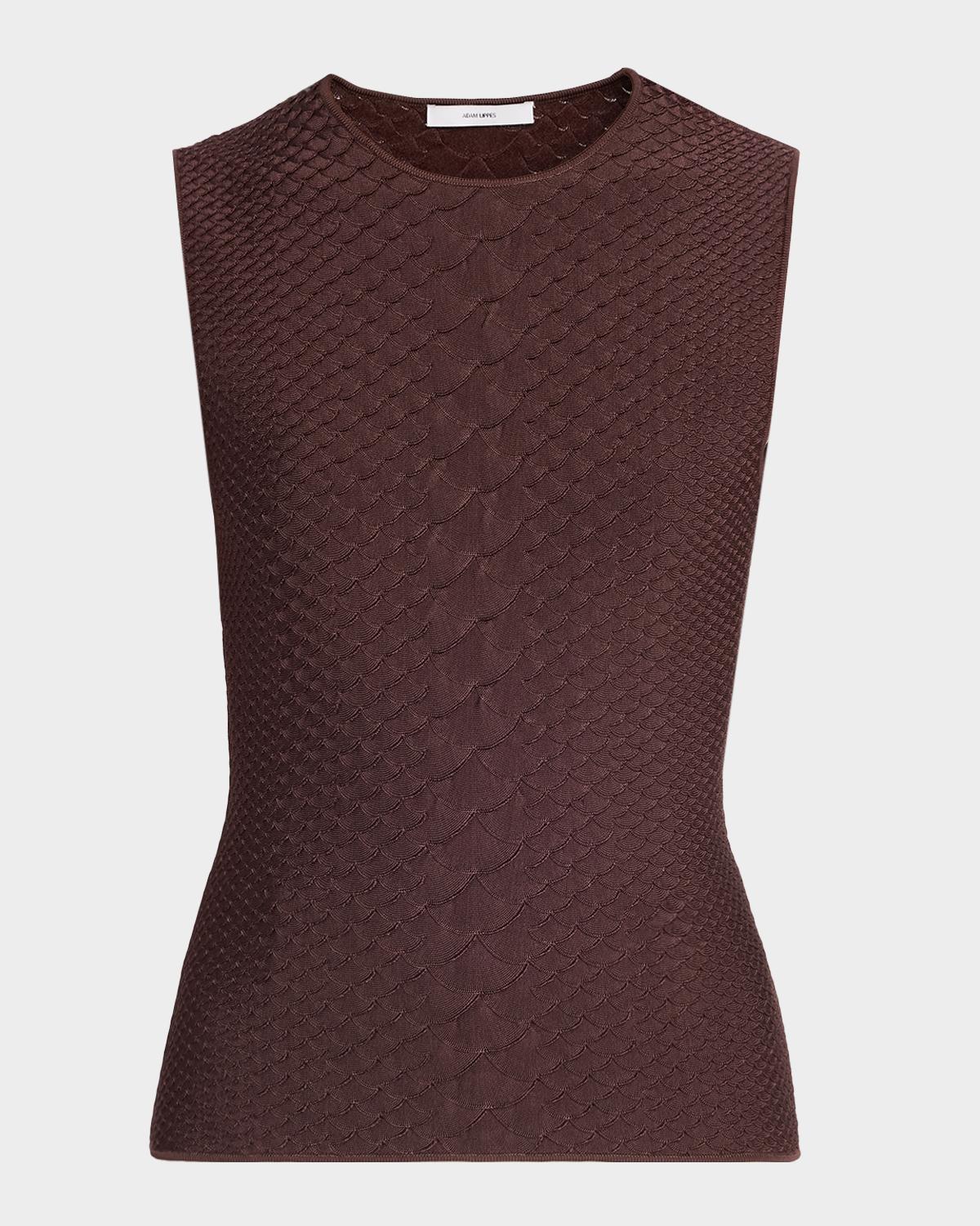 Divya Textured Knit Tank Top