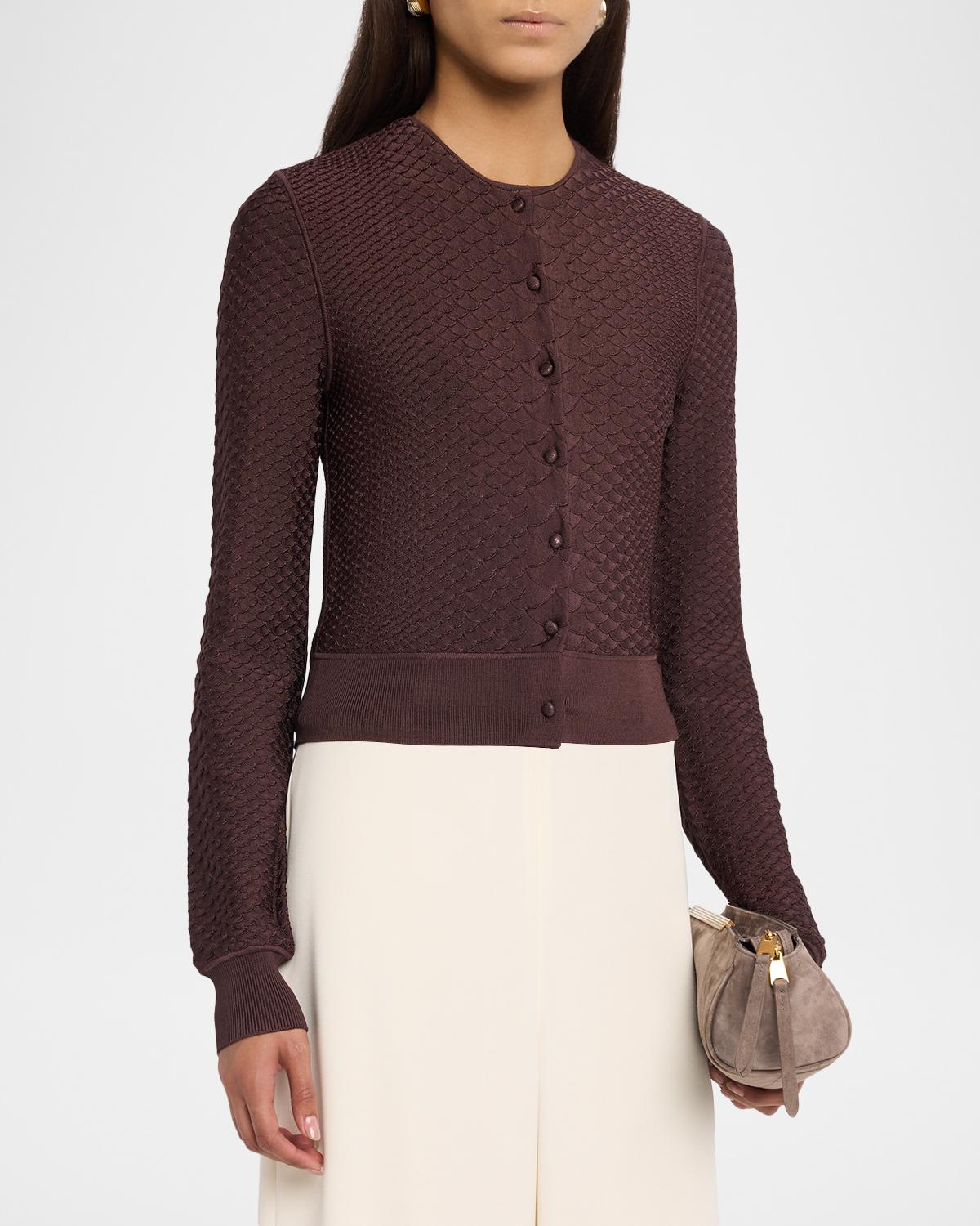 Worth Viscose Knit Cardigan - thumbnail 4
