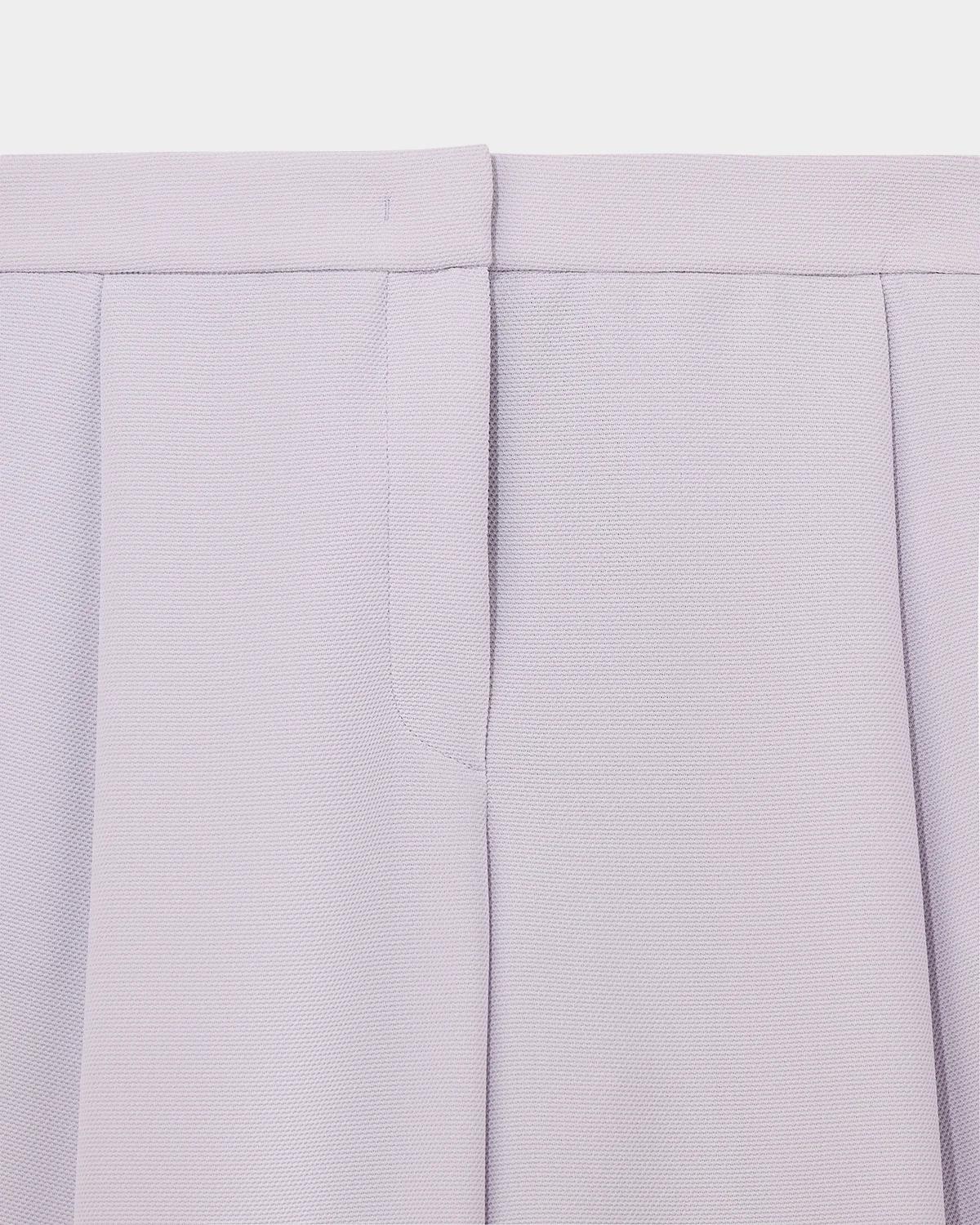 Pleated Tapered Pique Trousers - thumbnail 2