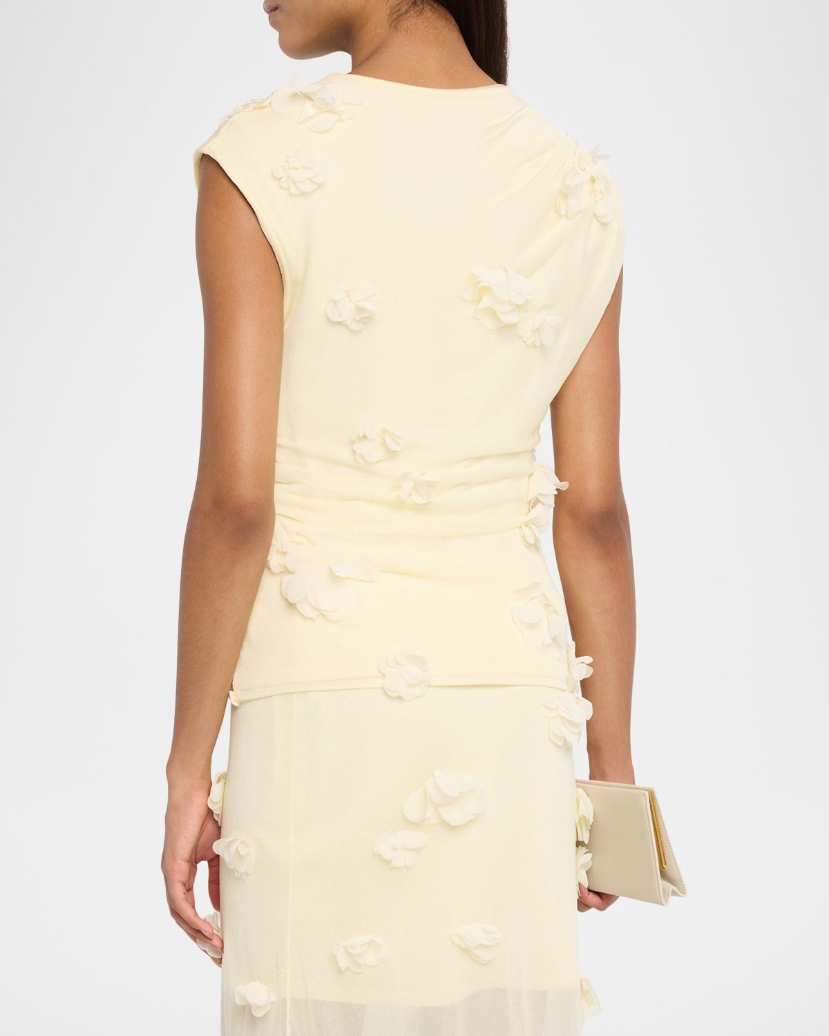 Tessa Floral Ruched Top - thumbnail 3