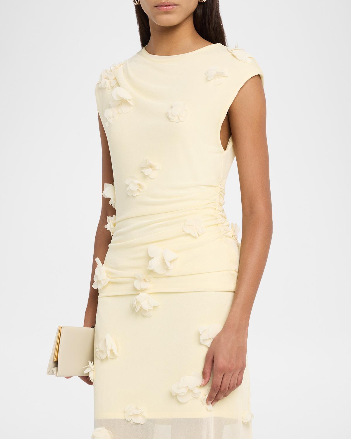 Tessa Floral Ruched Top - thumbnail 4