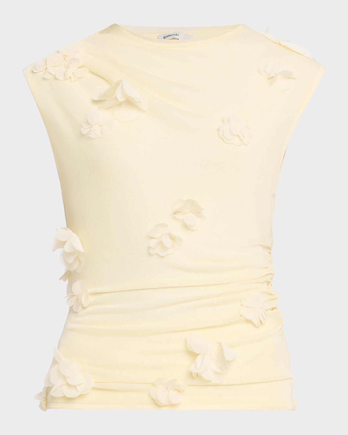 Tessa Floral Ruched Top