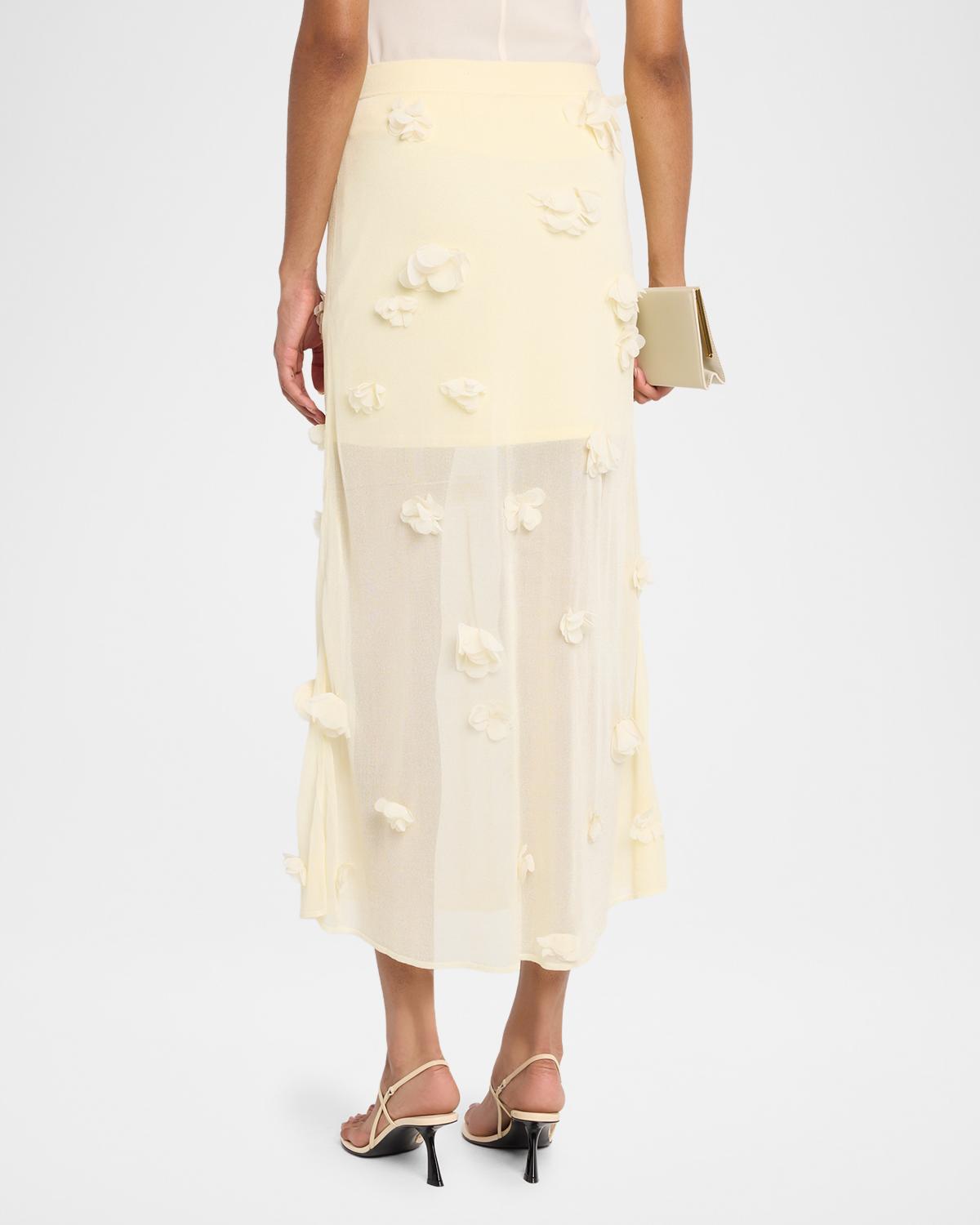 Cora Floral Midi Skirt - thumbnail 3