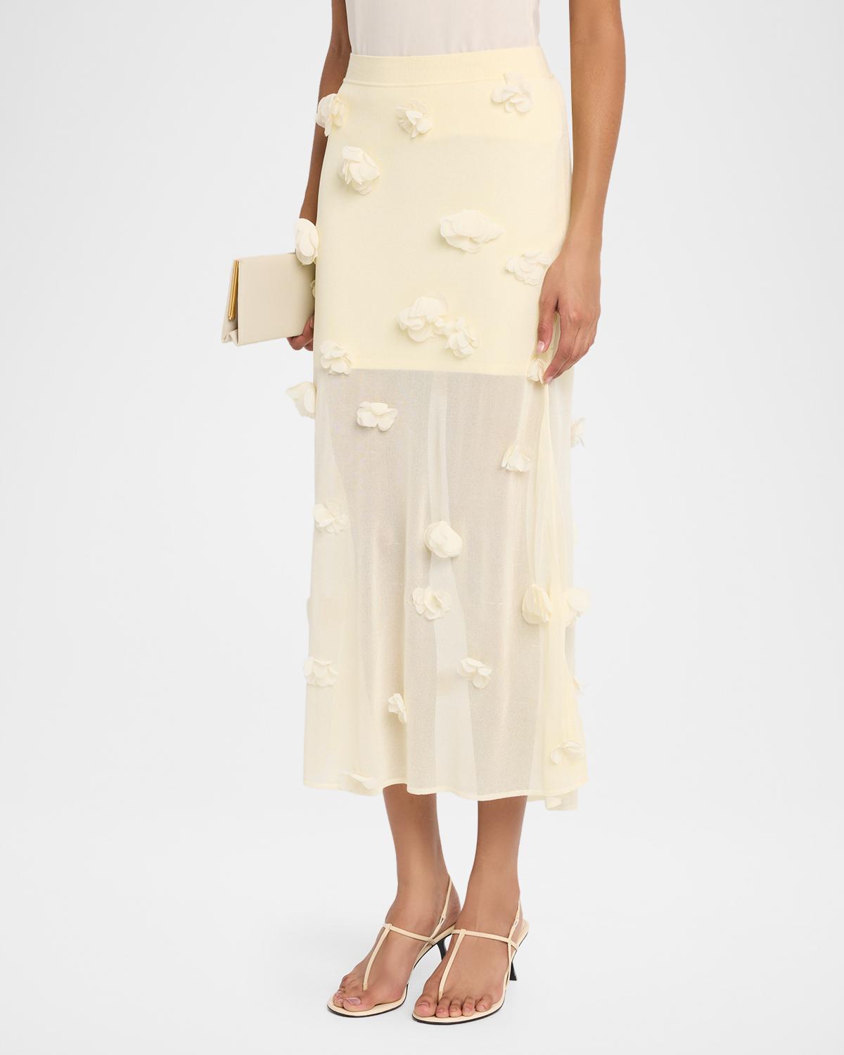 Cora Floral Midi Skirt - thumbnail 4