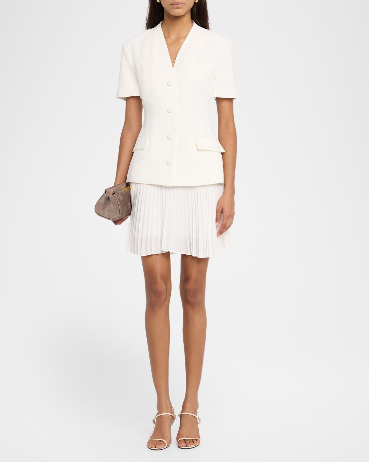 Leah Pleated Mini Dress - thumbnail 2