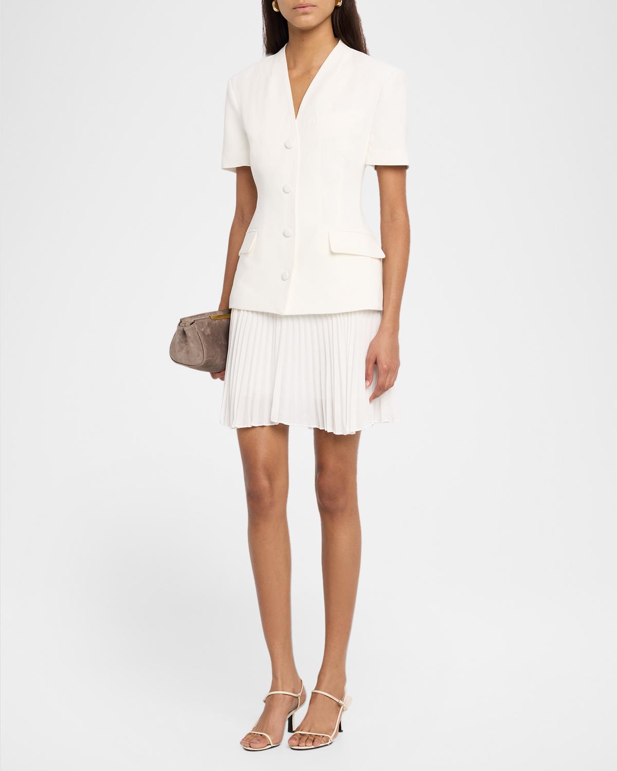 Leah Pleated Mini Dress - thumbnail 4