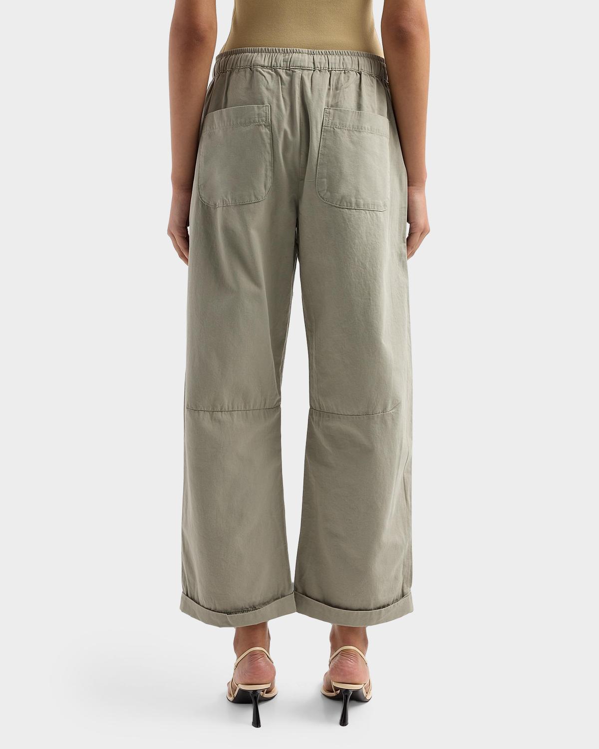 Mara Cotton Sateen Wide-Leg Pants - thumbnail 8