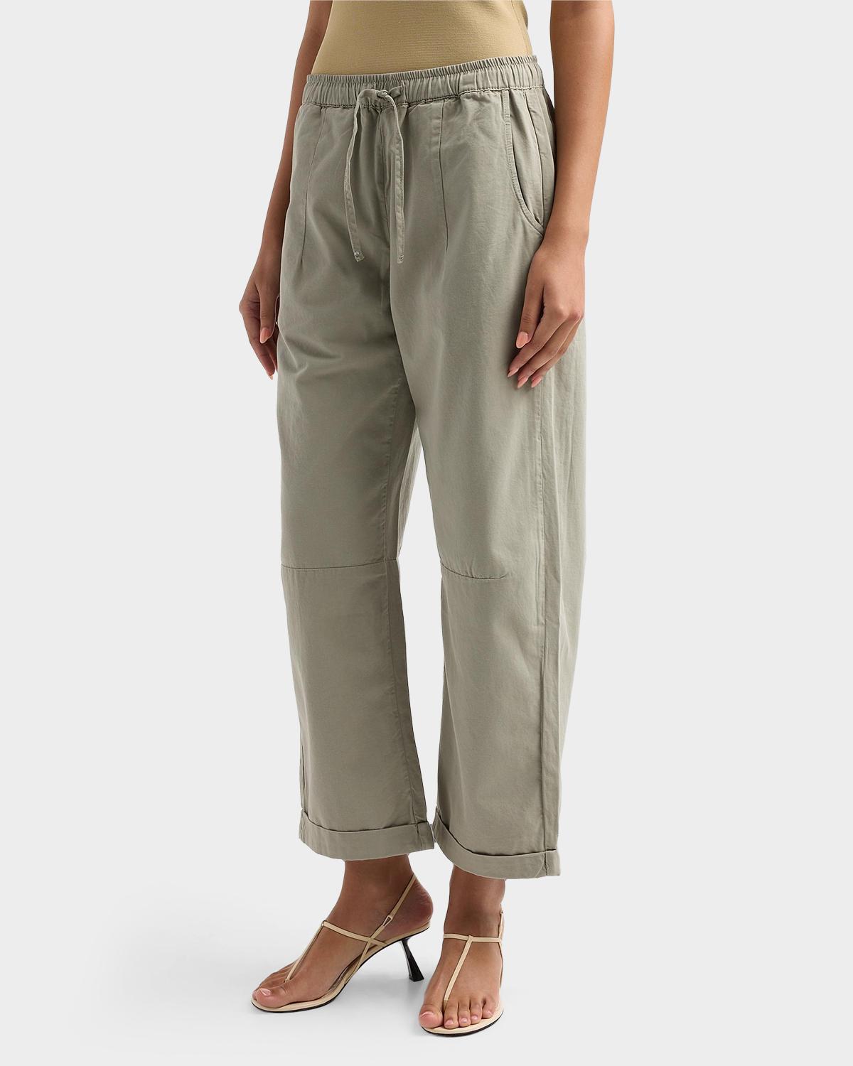 Mara Cotton Sateen Wide-Leg Pants - thumbnail 9