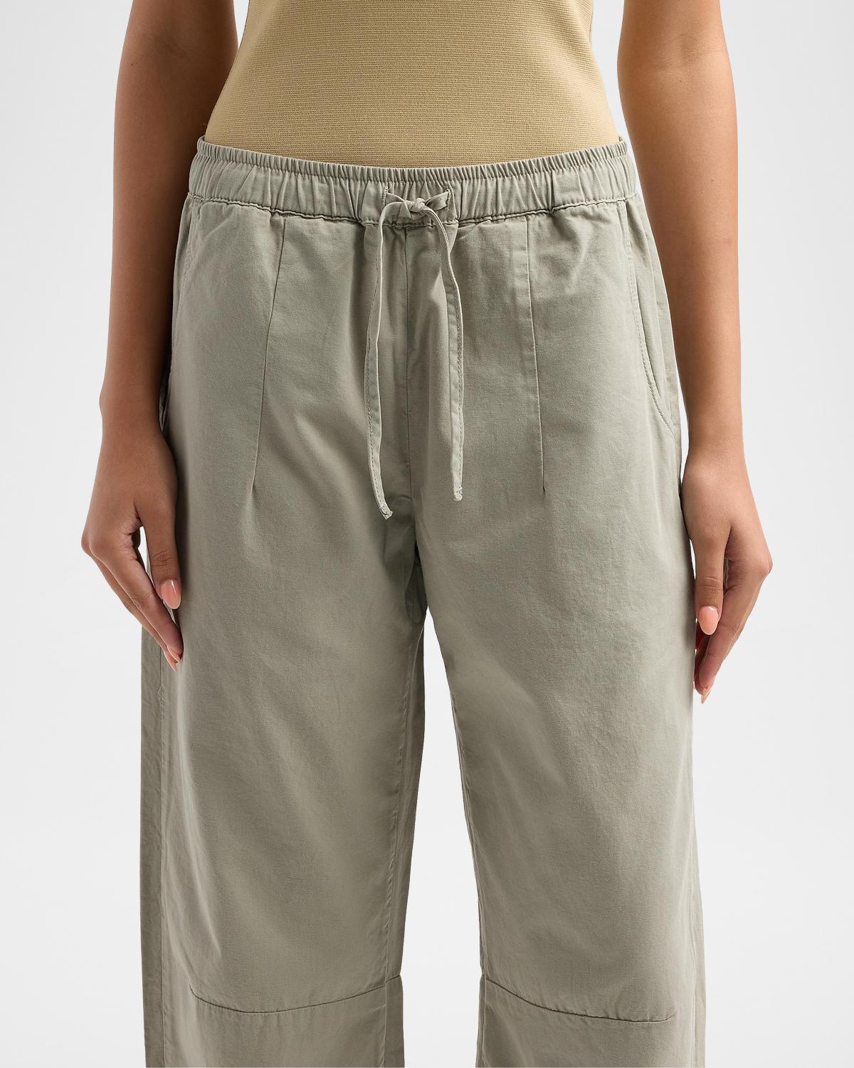 Mara Cotton Sateen Wide-Leg Pants - thumbnail 5