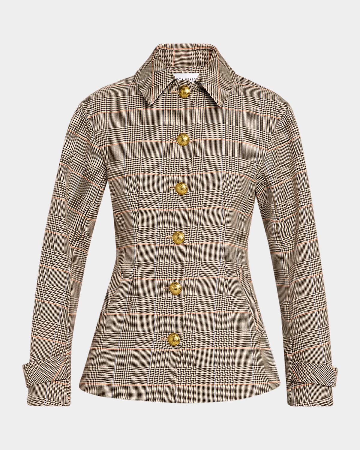 Severine Plaid Jacket