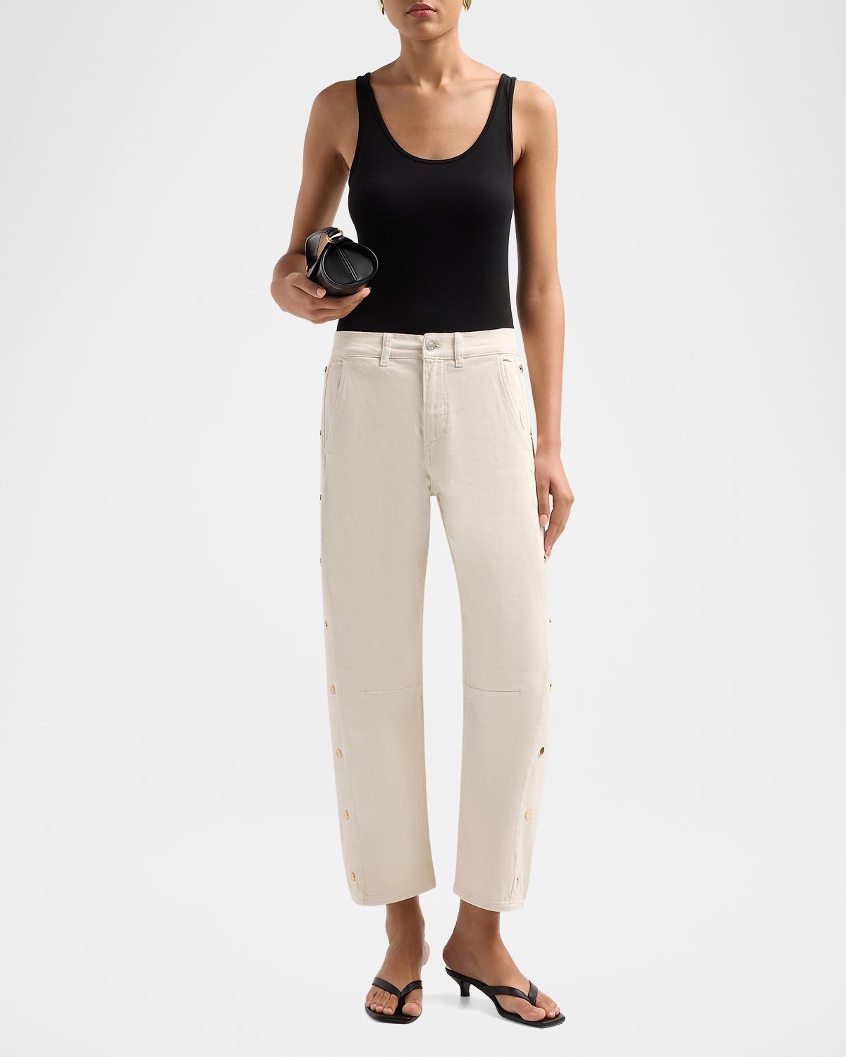 Frankie Studded Barrel-Leg Jeans - thumbnail 2