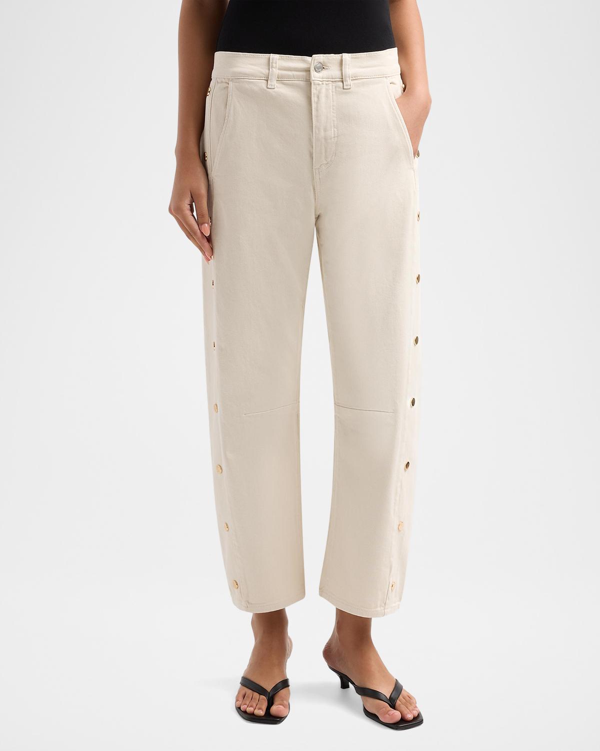 Frankie Studded Barrel-Leg Jeans - thumbnail 4
