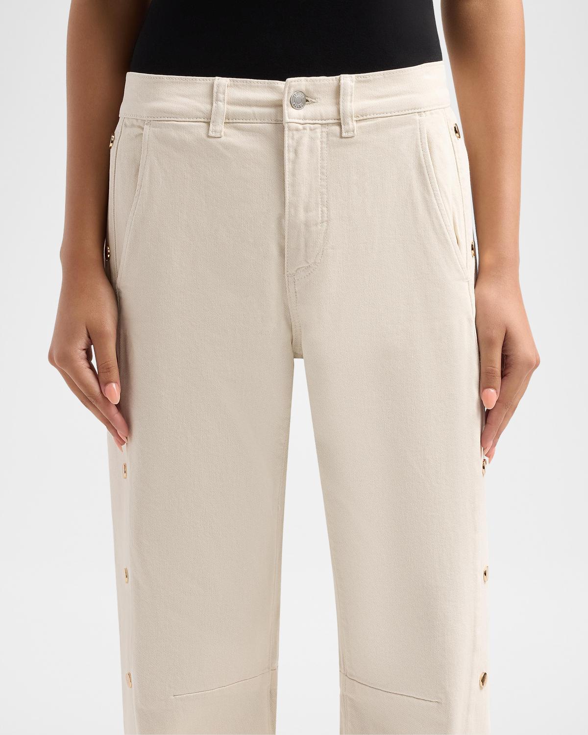 Frankie Studded Barrel-Leg Jeans - thumbnail 5