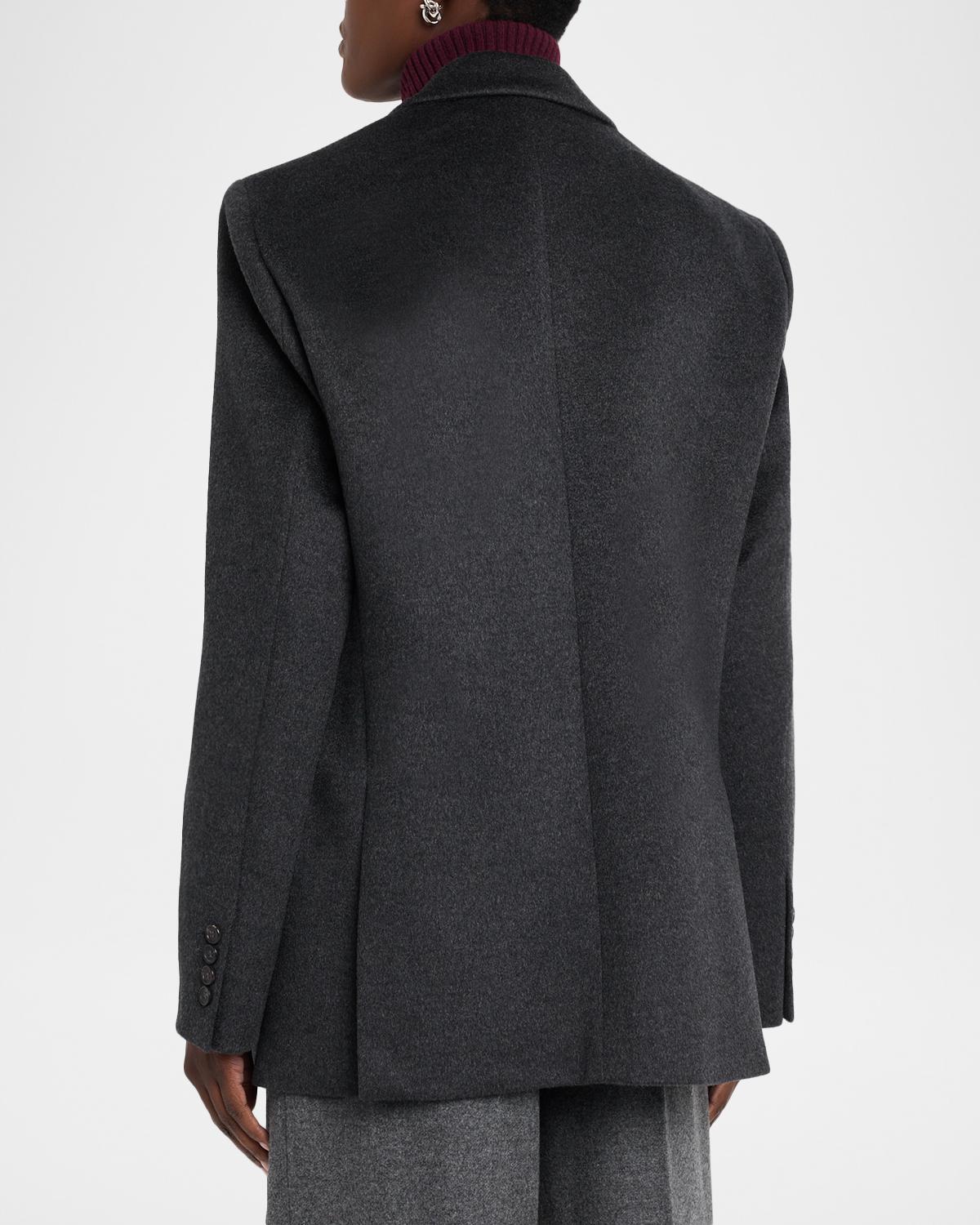 Nico Brushed Cashmere Single-Breasted Tailored Jacket - thumbnail 3