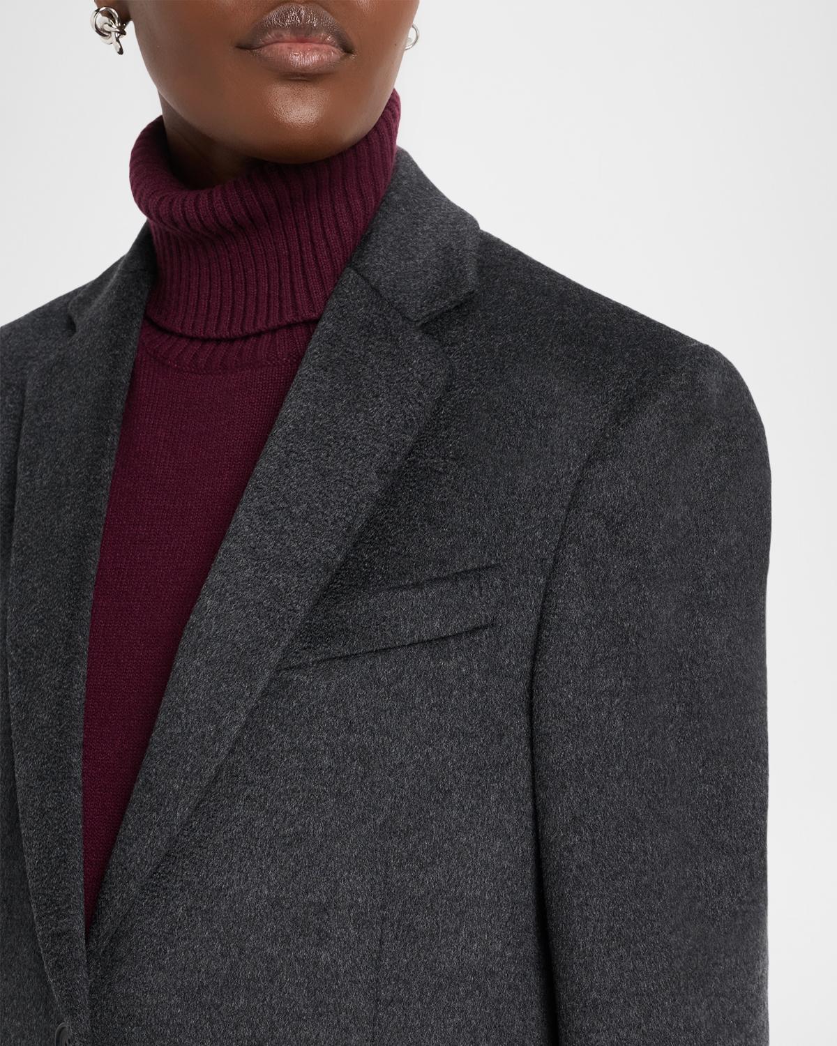 Nico Brushed Cashmere Single-Breasted Tailored Jacket - thumbnail 5