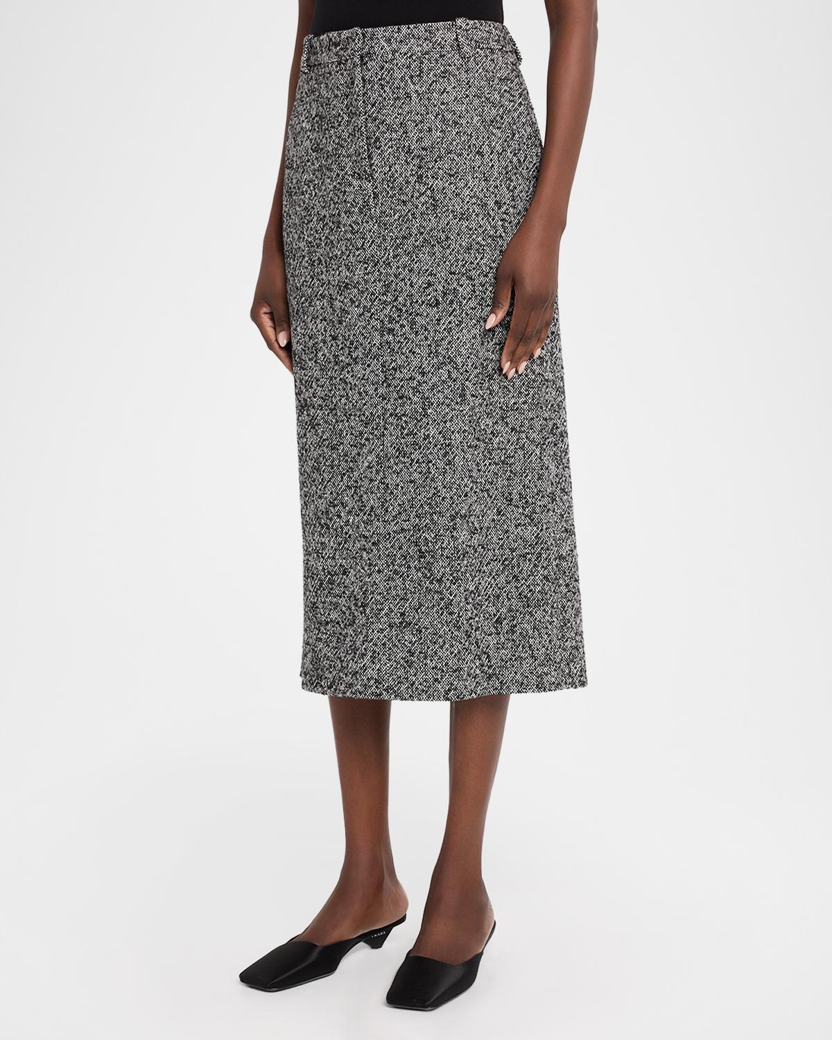 Melange Midi Trouser Skirt - thumbnail 4