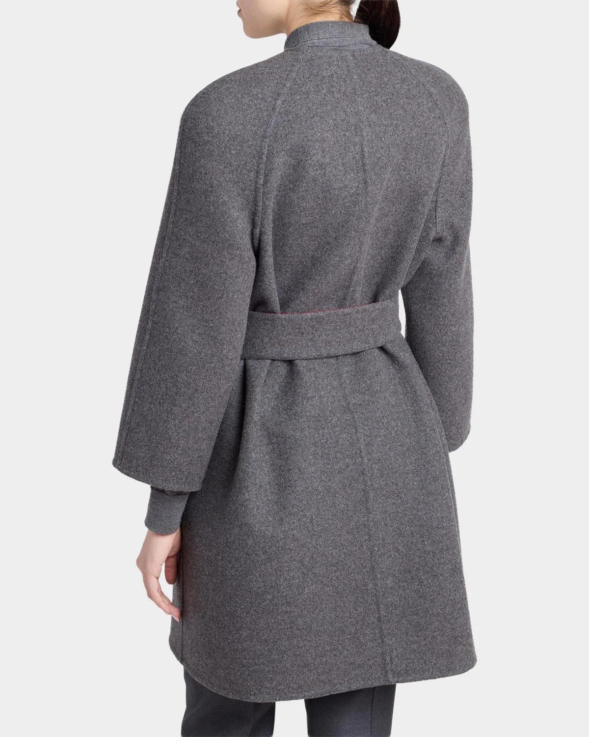 Belted Wool-Cashmere Wrap Coat - thumbnail 3