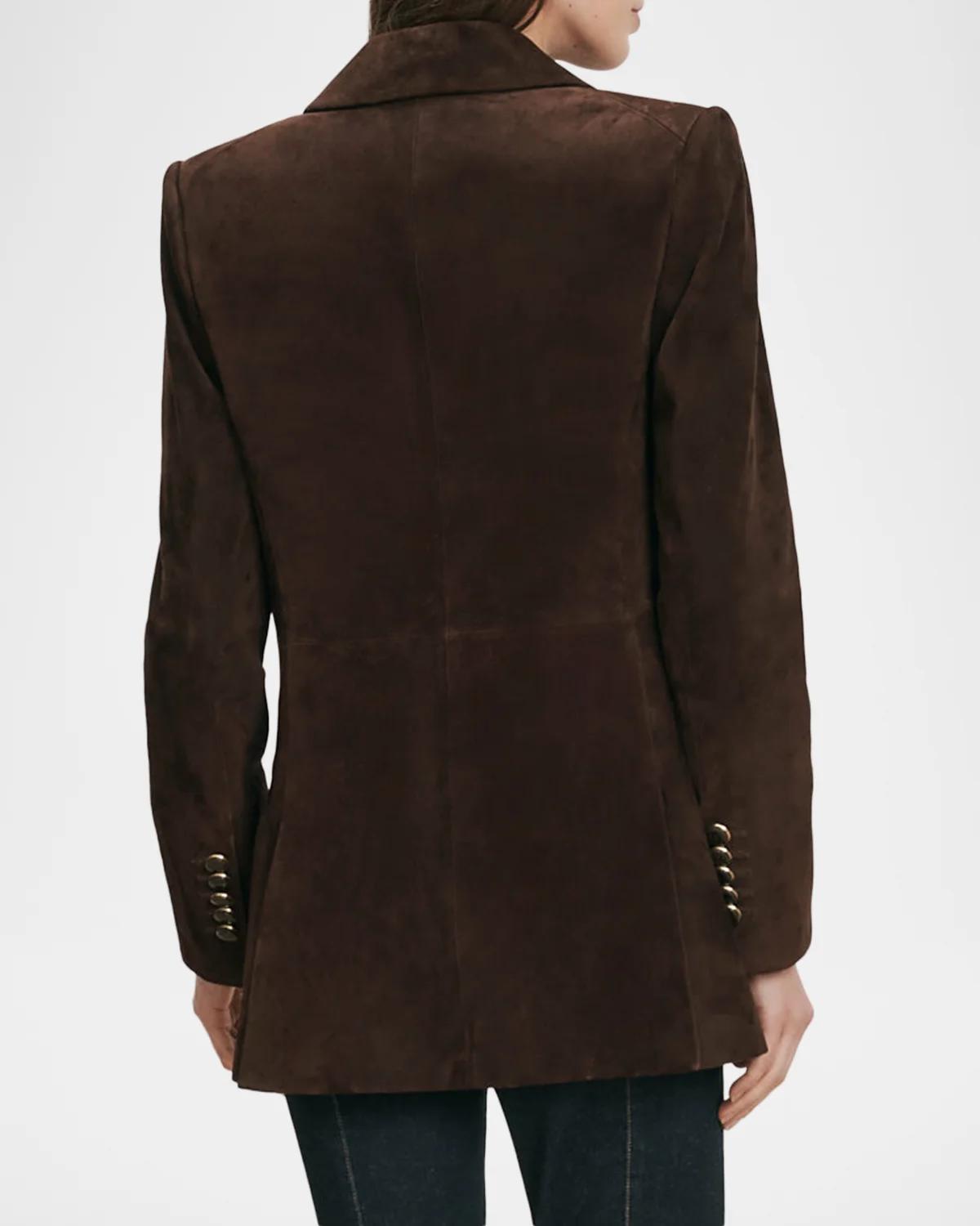 Maci Suede Dickey Jacket - thumbnail 3