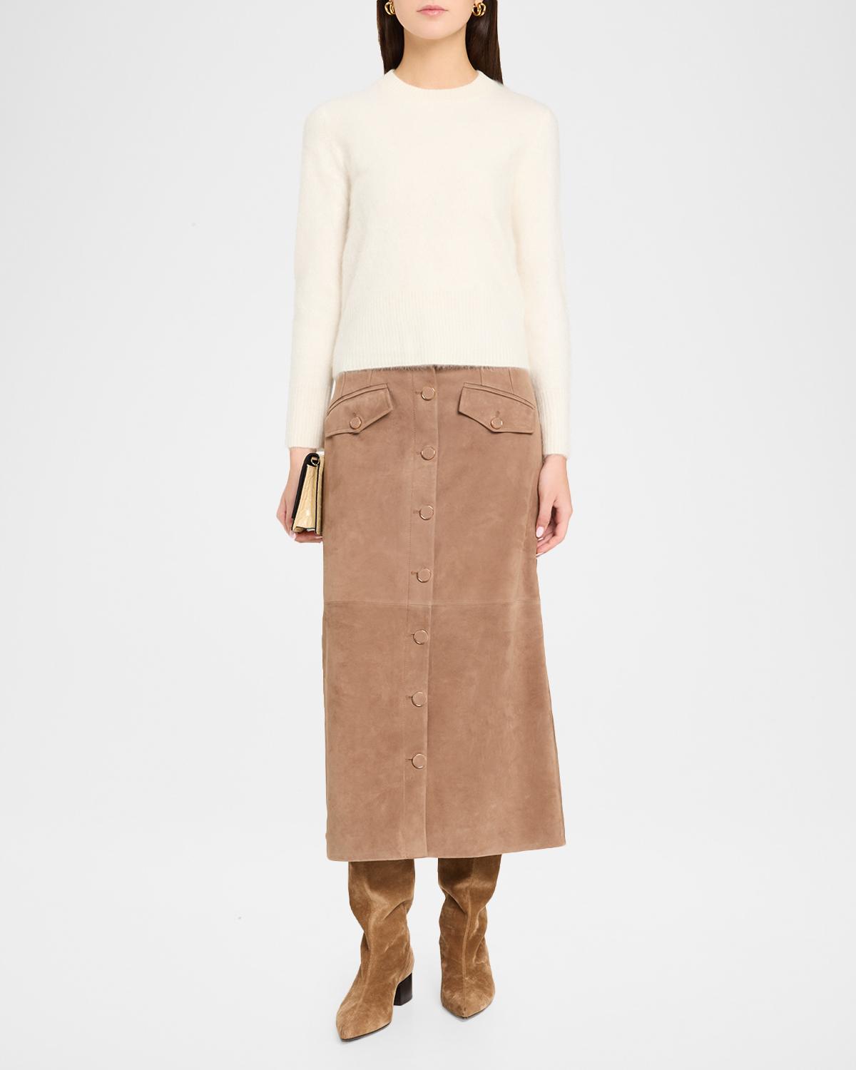 Frankie Brushed Cashmere Sweater - thumbnail 2