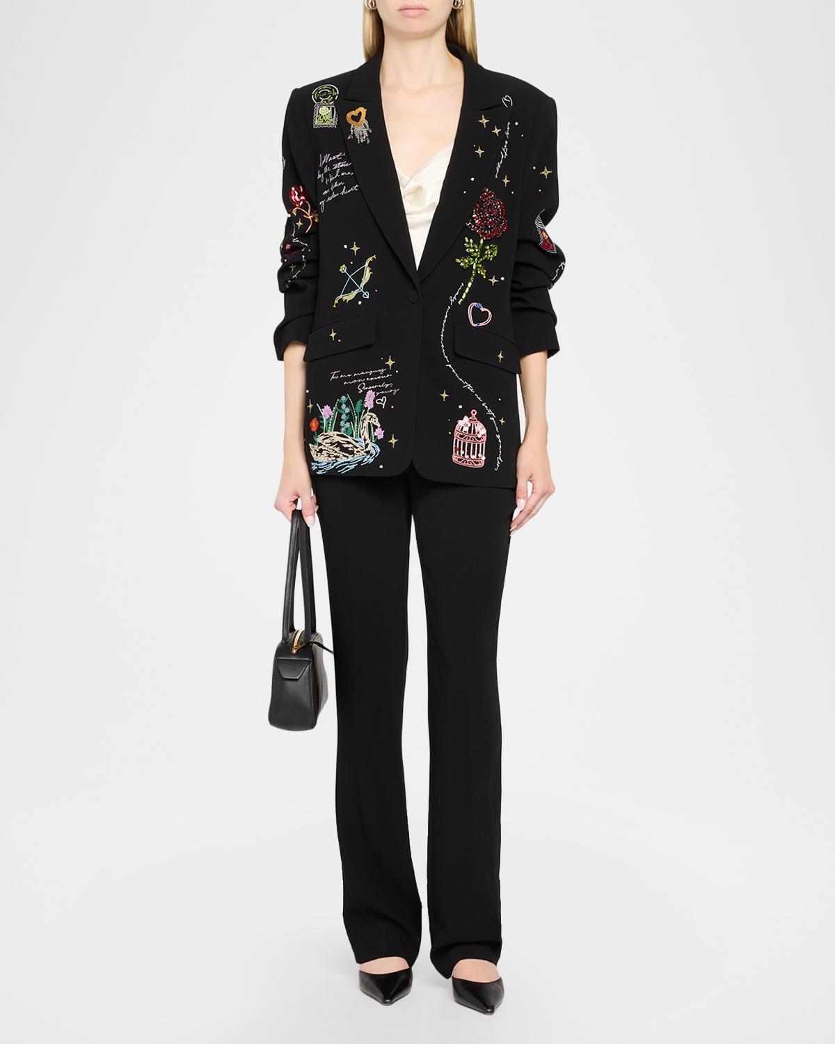 Kelsa Starry Scribbles Blazer - thumbnail 2
