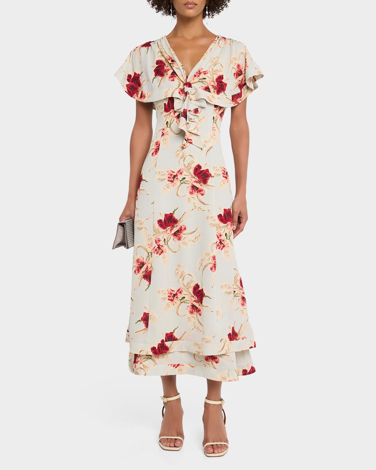 Anthony Wilted Poppy Maxi Dress - thumbnail 2