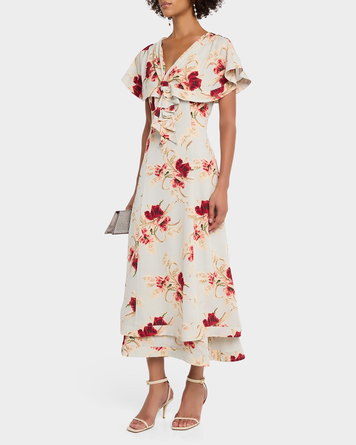 Anthony Wilted Poppy Maxi Dress - thumbnail 4