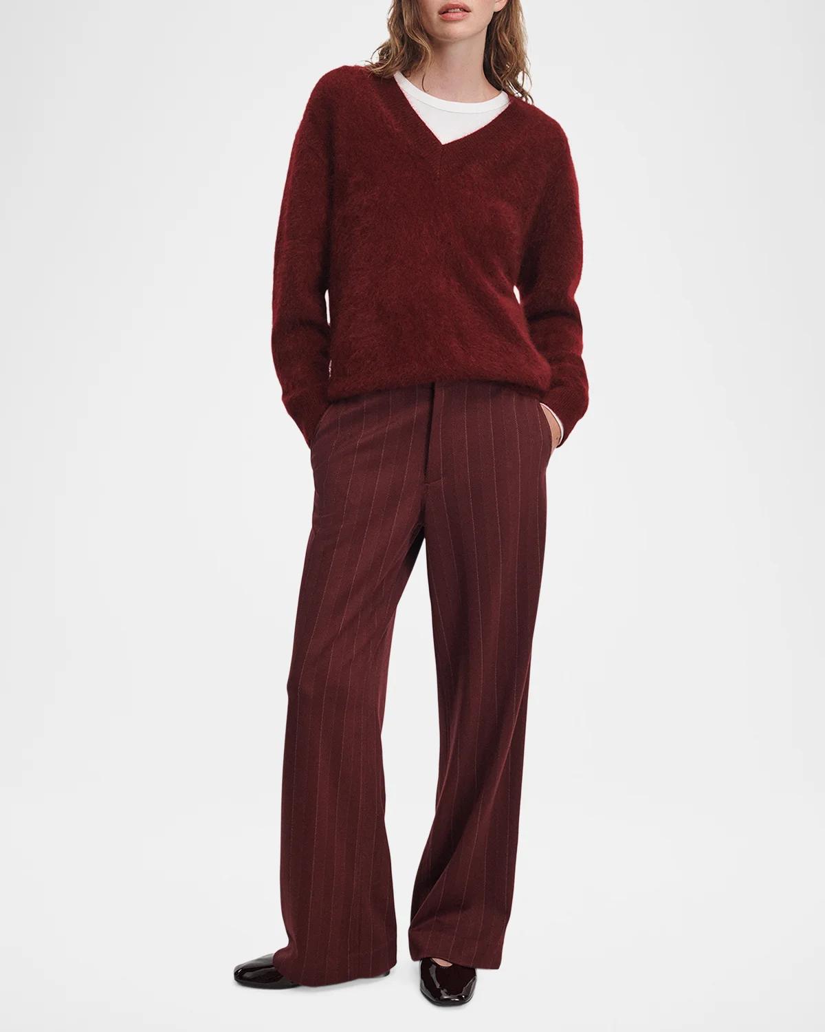 Irina Striped Ponte Jacquard Pants - thumbnail 2